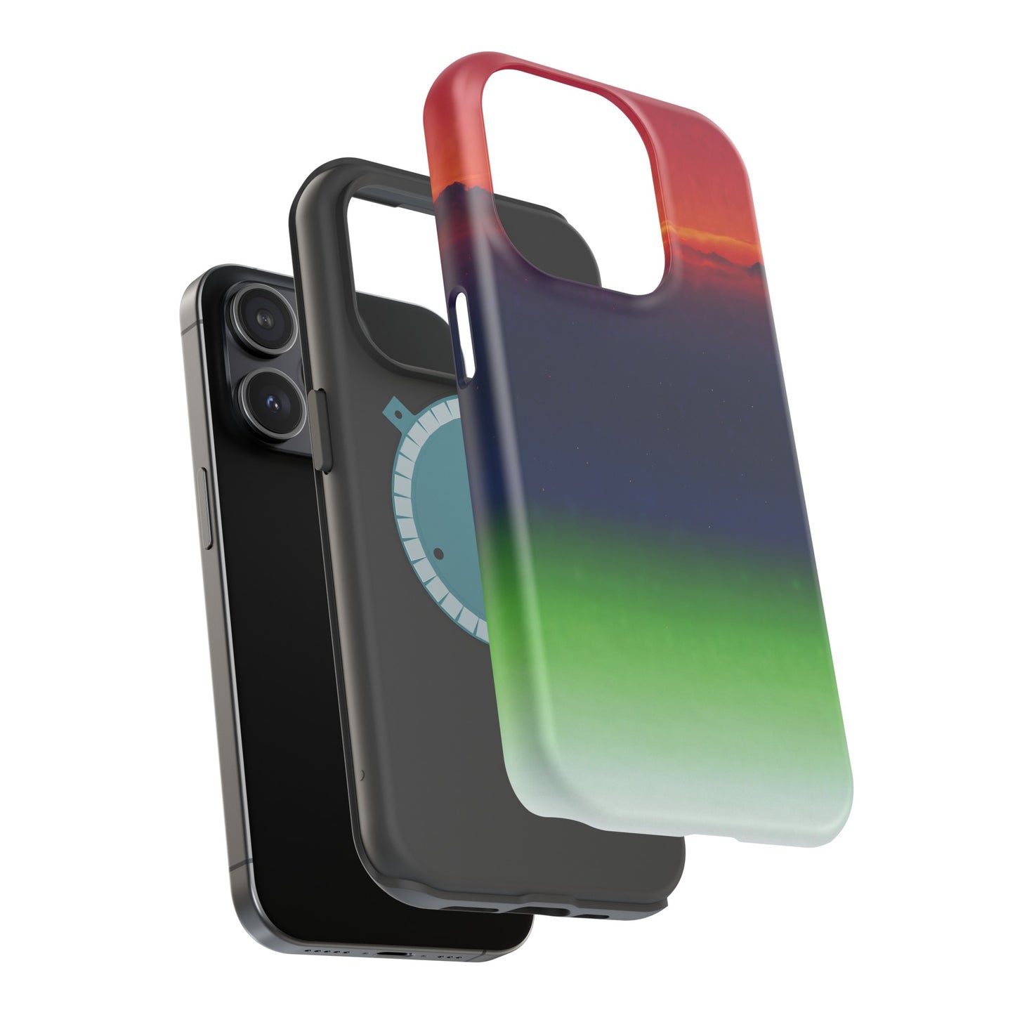 MagSafe Tough iPhone Case - "Cosmic Cyberpunk"