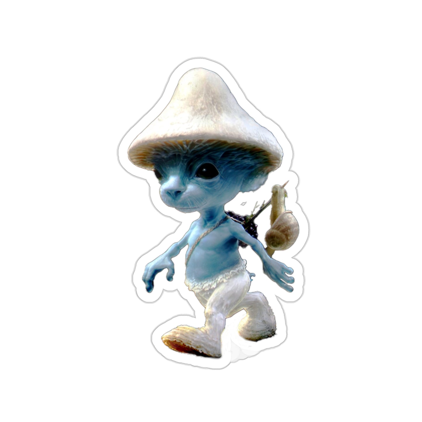 Kiss-Cut Stickers - SmurfCat WeLiveWeLoveWeLie