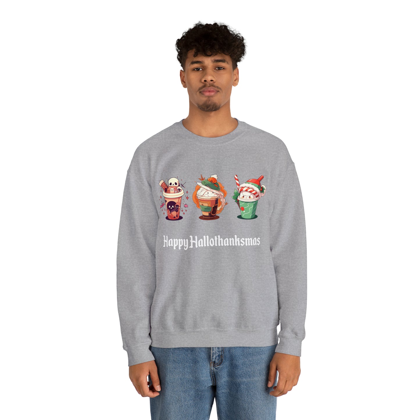 Happy Hallothanksmas - Unisex Heavy Blend™ Sweatshirt
