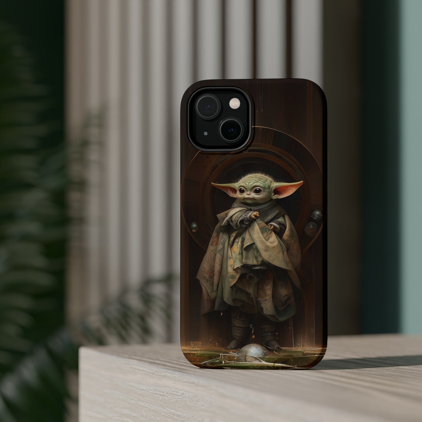 MagSafe Tough iPhone Case - Baby Yoda Grogu Renaissance Painting