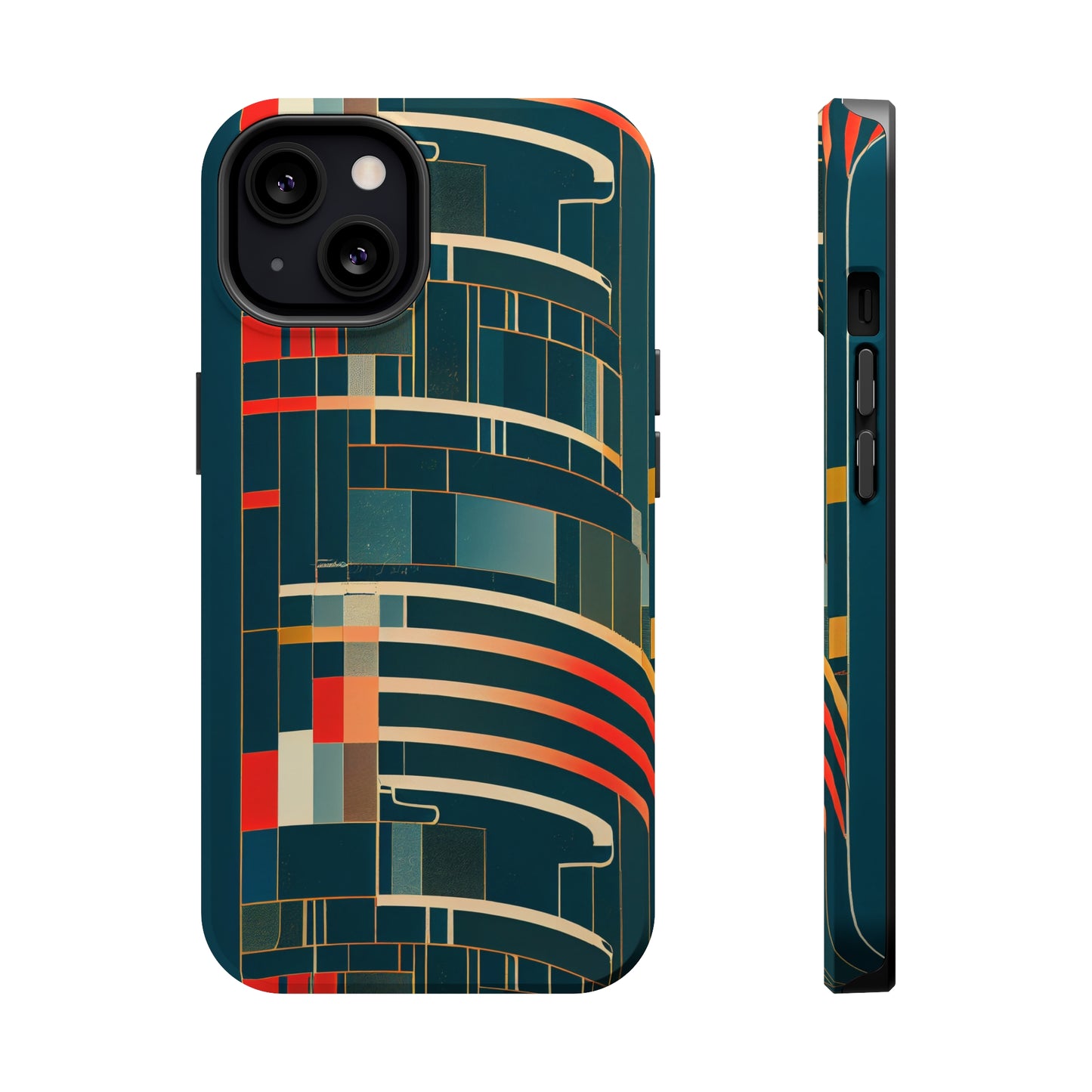 MagSafe Tough iPhone Case - Mecha Modernist