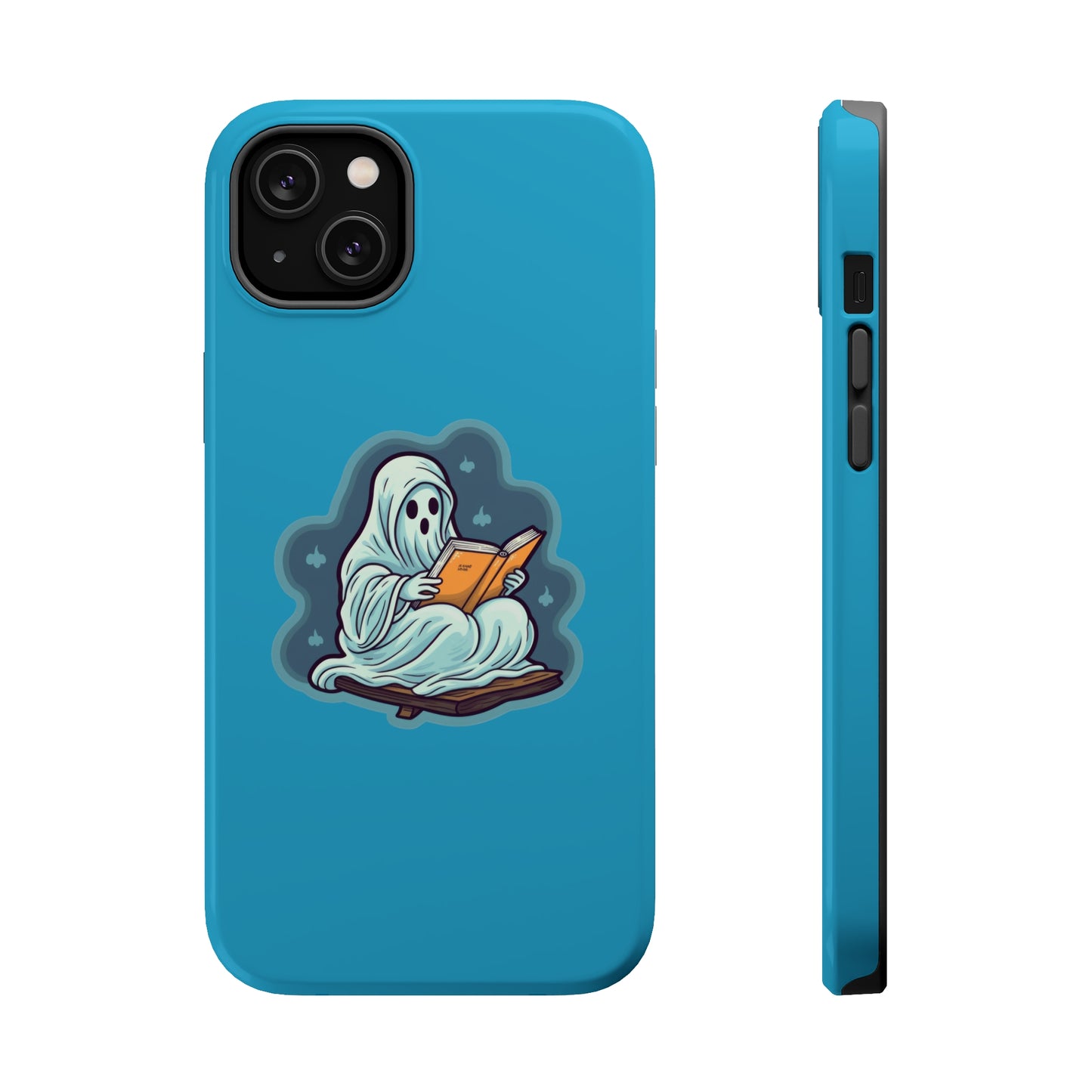Bookish Ghost Phone Case, Halloween Literary iPhone Case, Teacher's Halloween Present, Librarian Themed Phone Case, Spooky Ghost iPhone Case