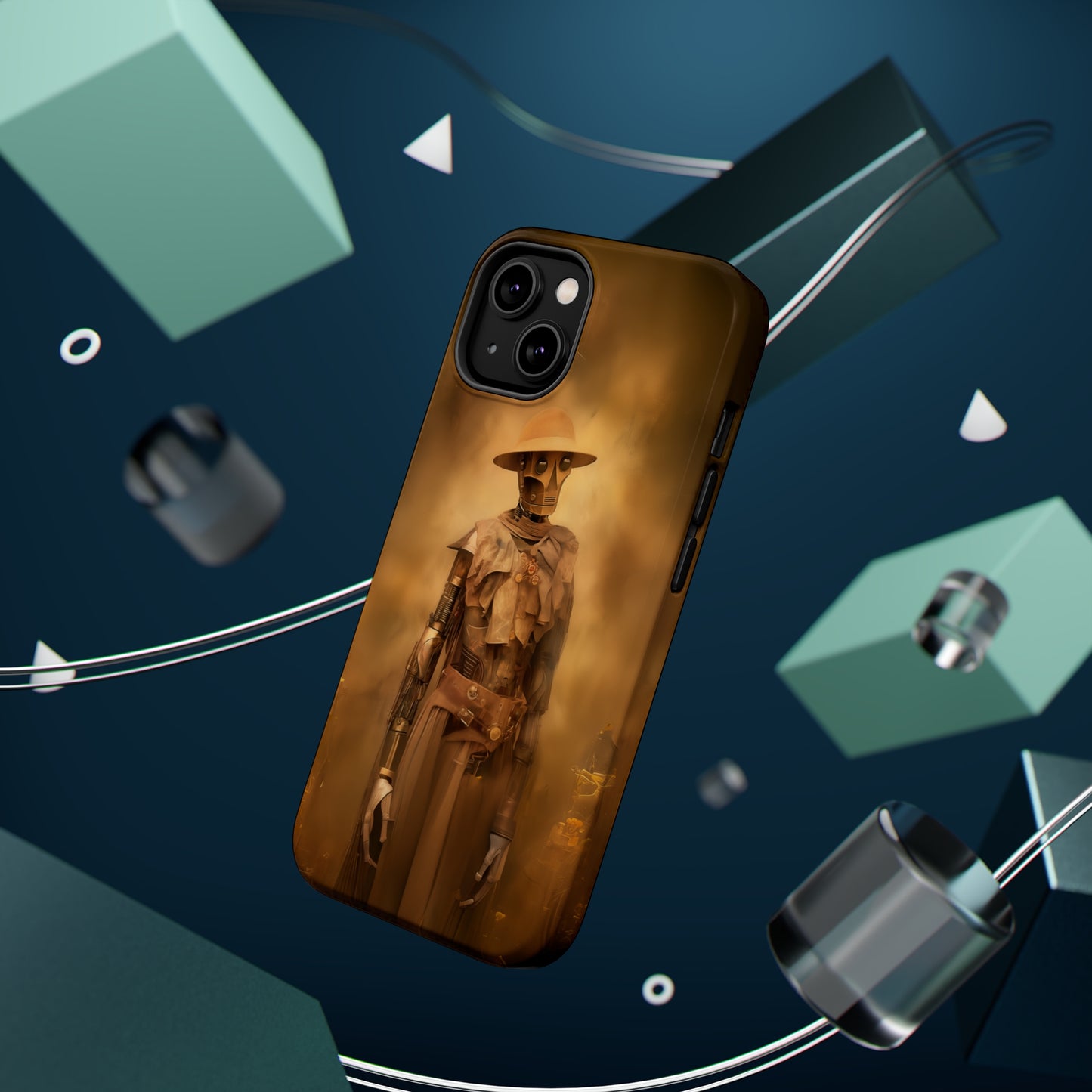 MagSafe Tough iPhone Case - C3P0 Wild West Photography Sepia Vintage Film