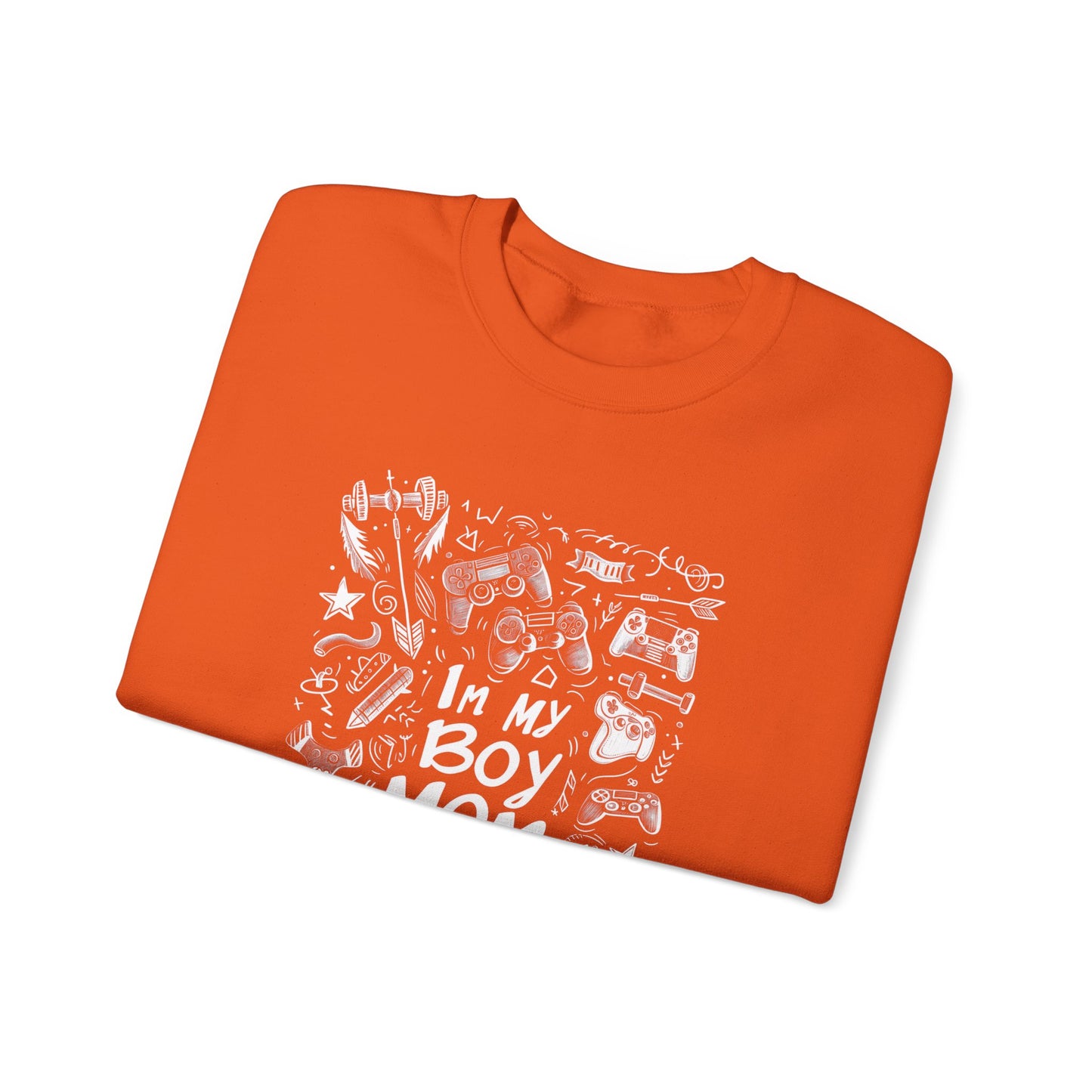 Unisex Heavy Blend™ Crewneck Sweatshirt - In My Boy Mom Era - Gamer