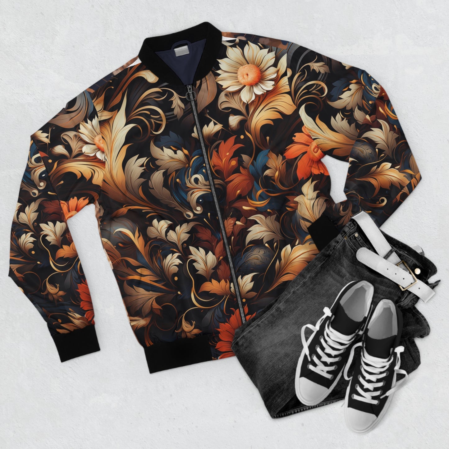 Men's Bomber Jacket - Storm Trooper Analytic Drawing