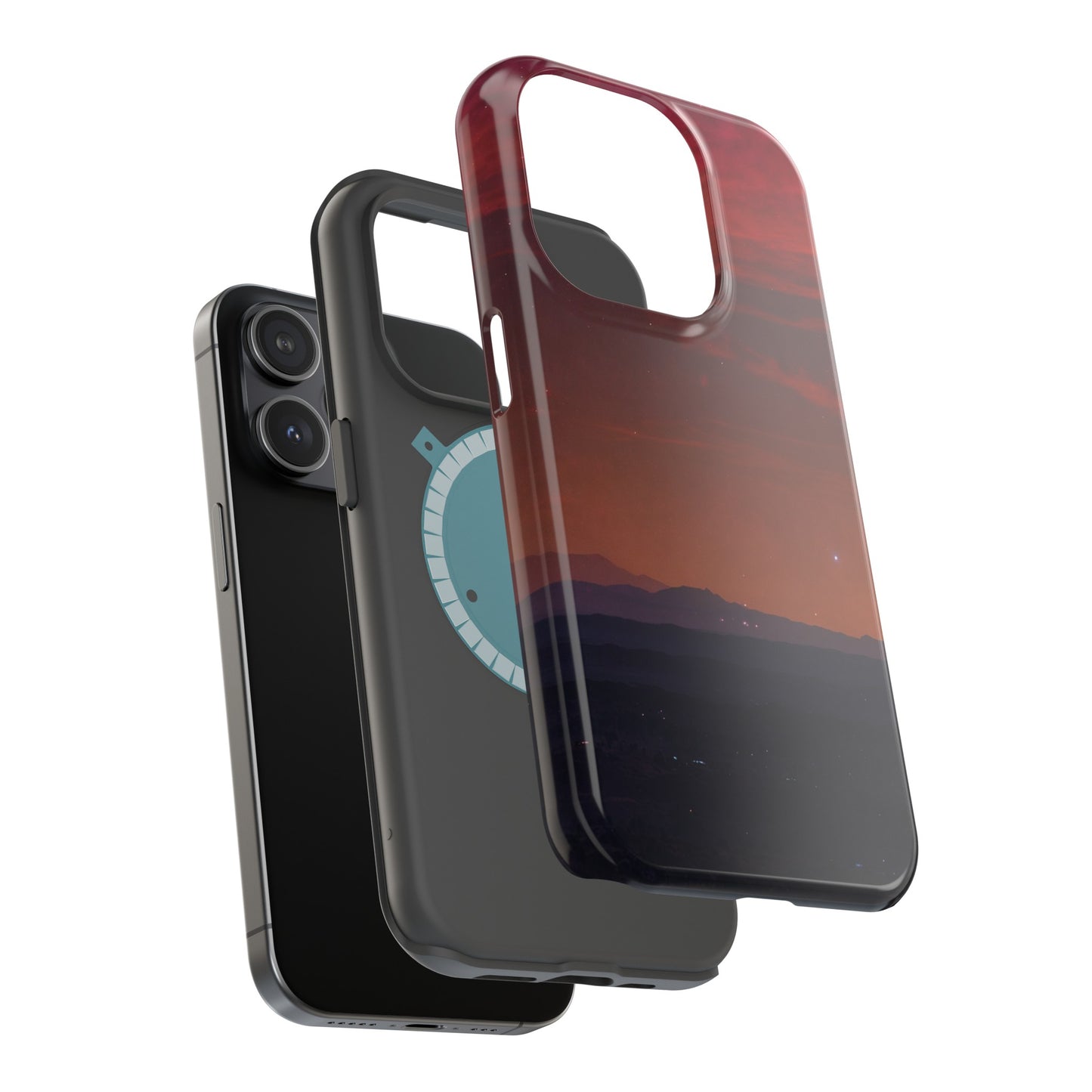MagSafe Tough iPhone Case - Galactic Synthwave