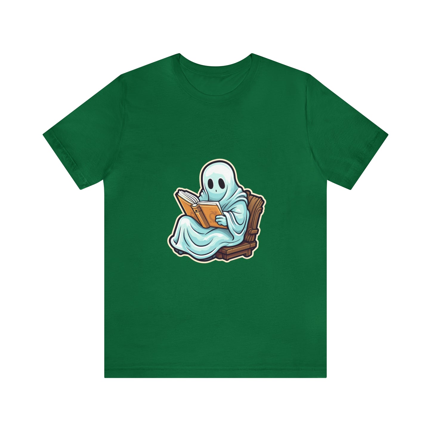 Ghost Reading Books Tee Shirt, Halloween Teacher Gift, Librarian, Ghost, Halloween Tee