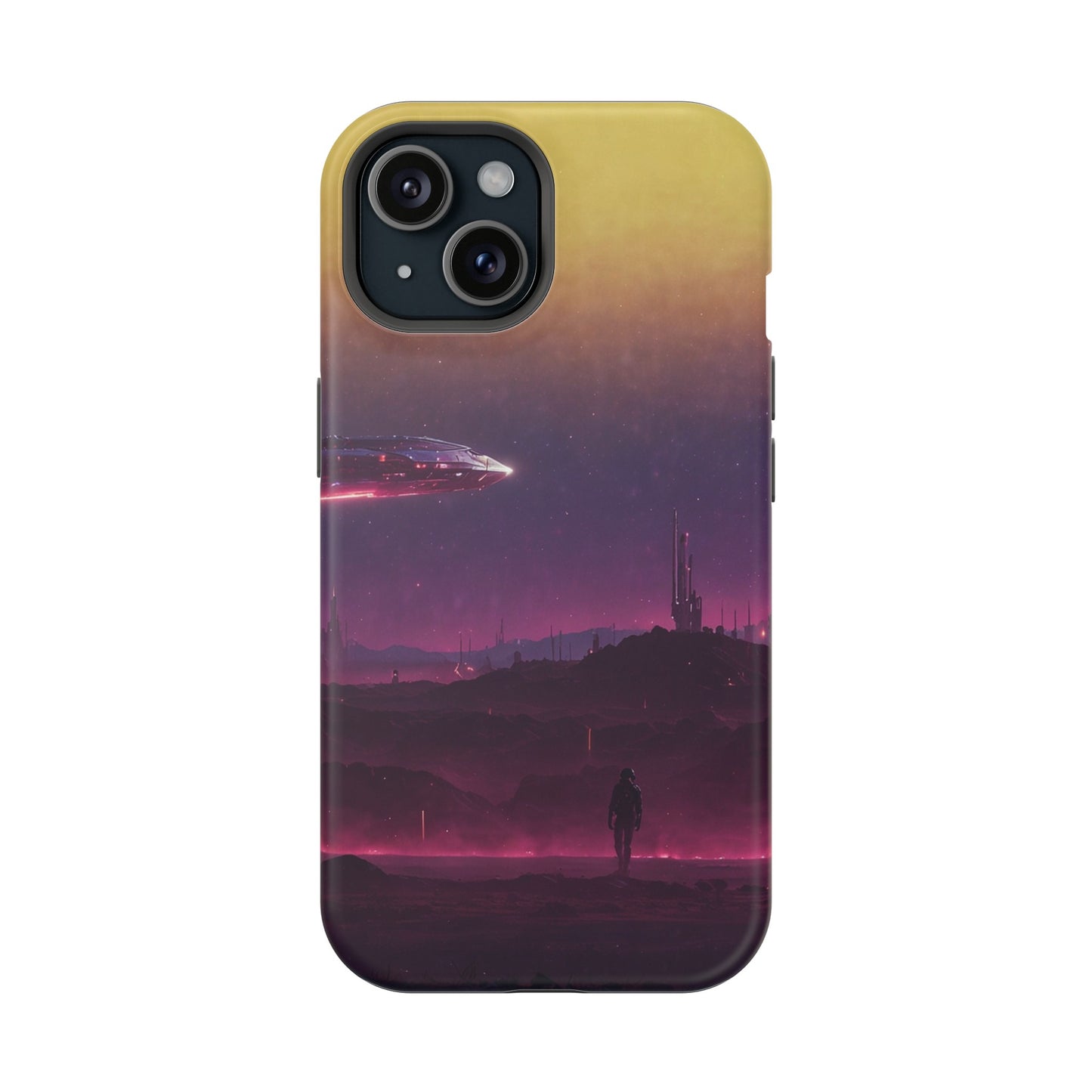 MagSafe Tough iPhone Case - "Cosmic Cyberpunk"