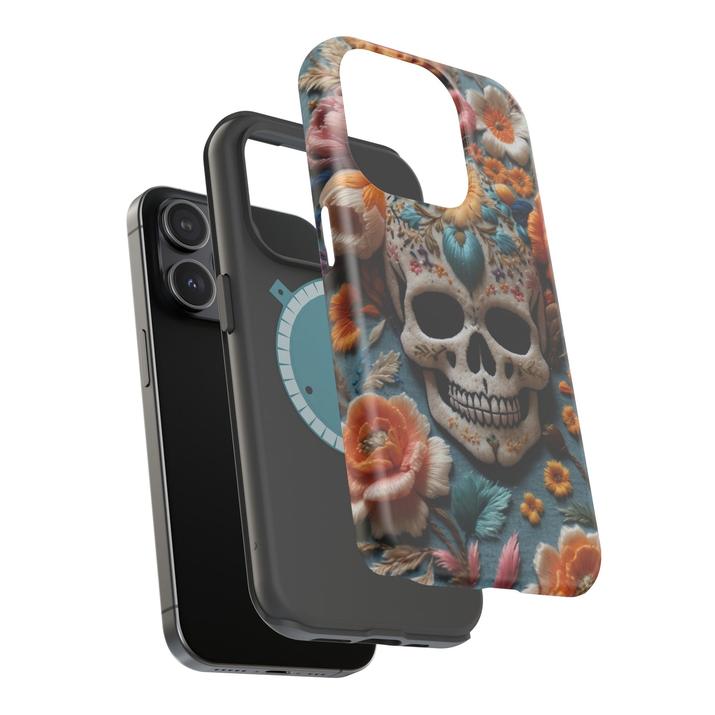 MagSafe Tough iPhone Case - "Embroidery Artistry"