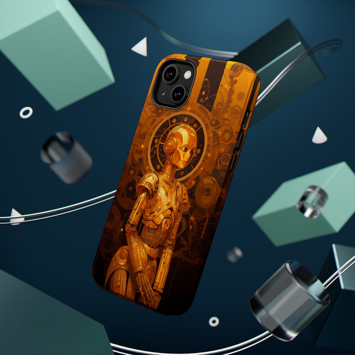 MagSafe Tough iPhone Case - C3P0 Art Nouveau