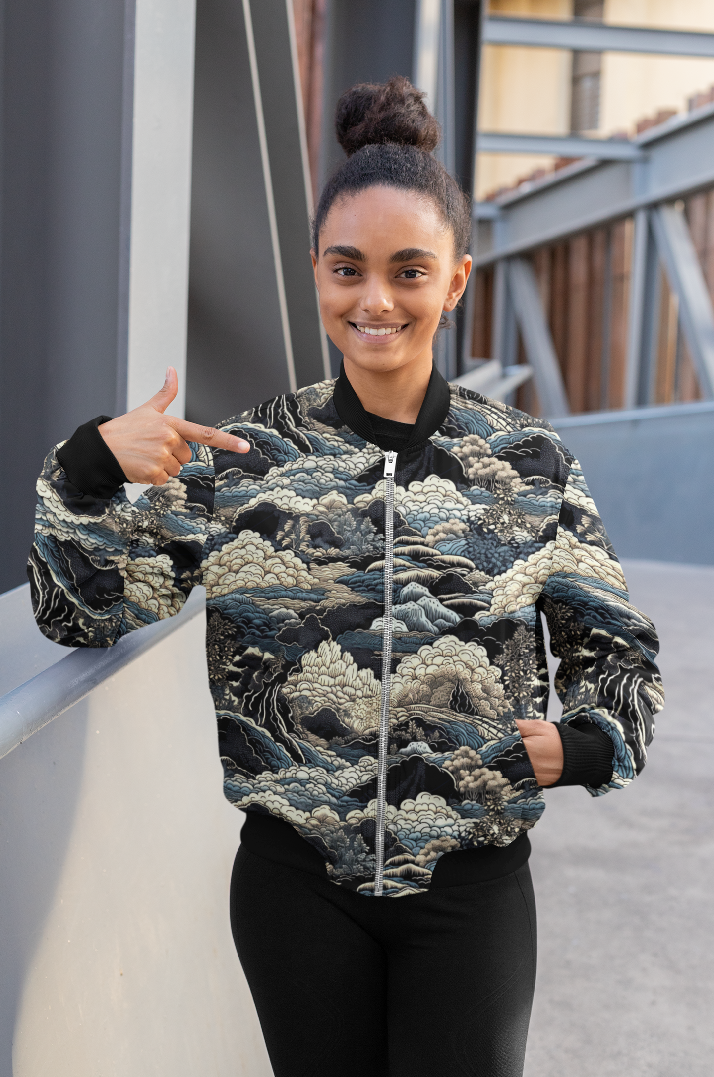 Women's Bomber Jacket - Edo Daydreams