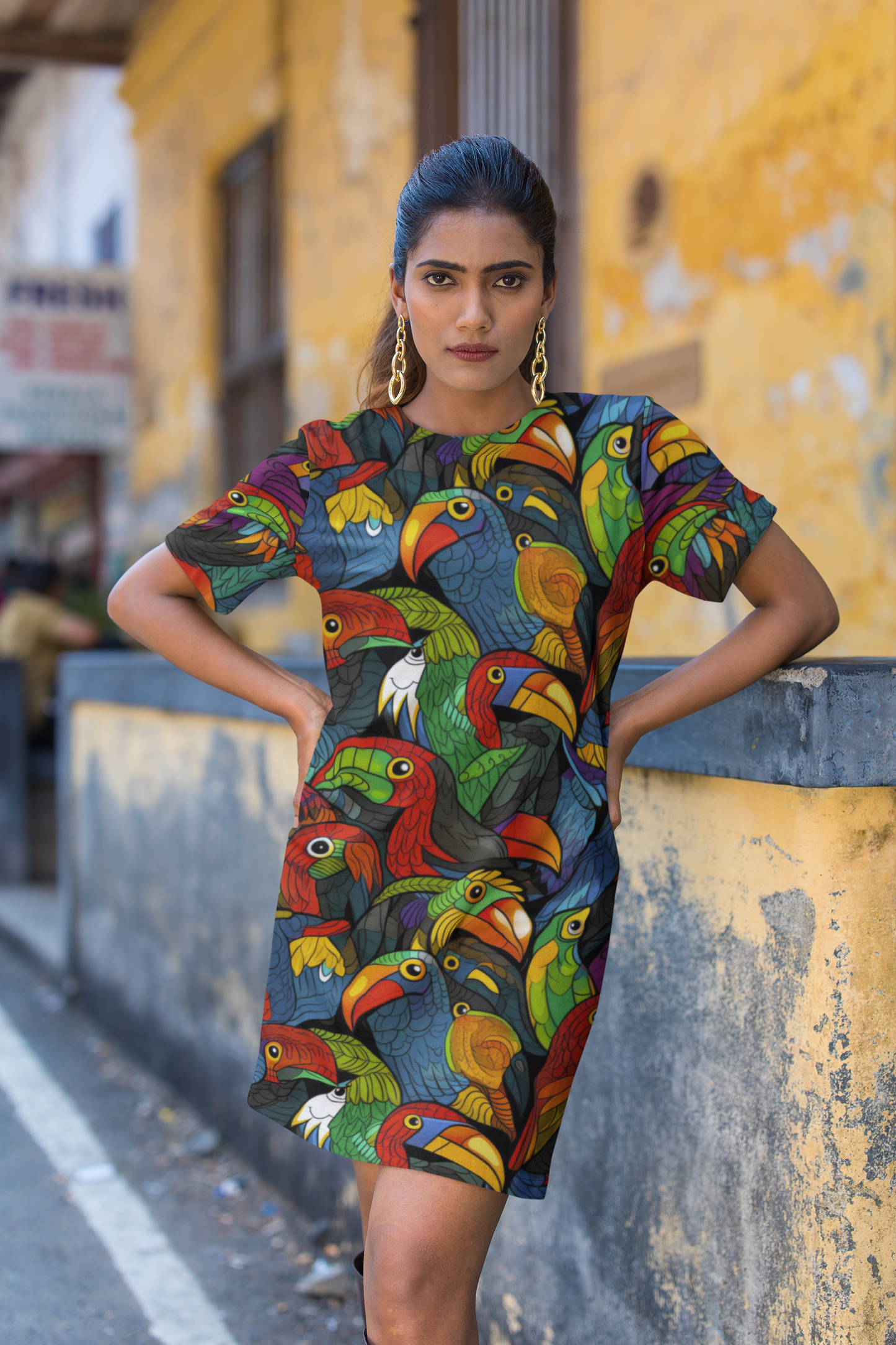 T-Shirt Dress - Toucan Clan