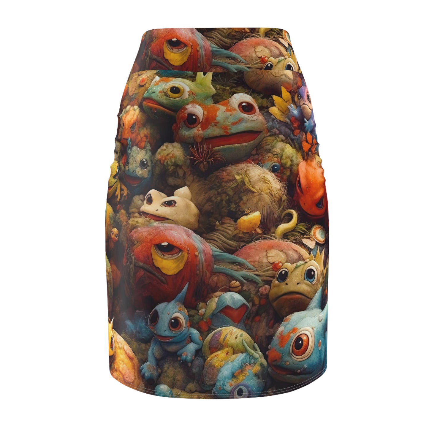 Creepi-Mons - Pencil Skirt