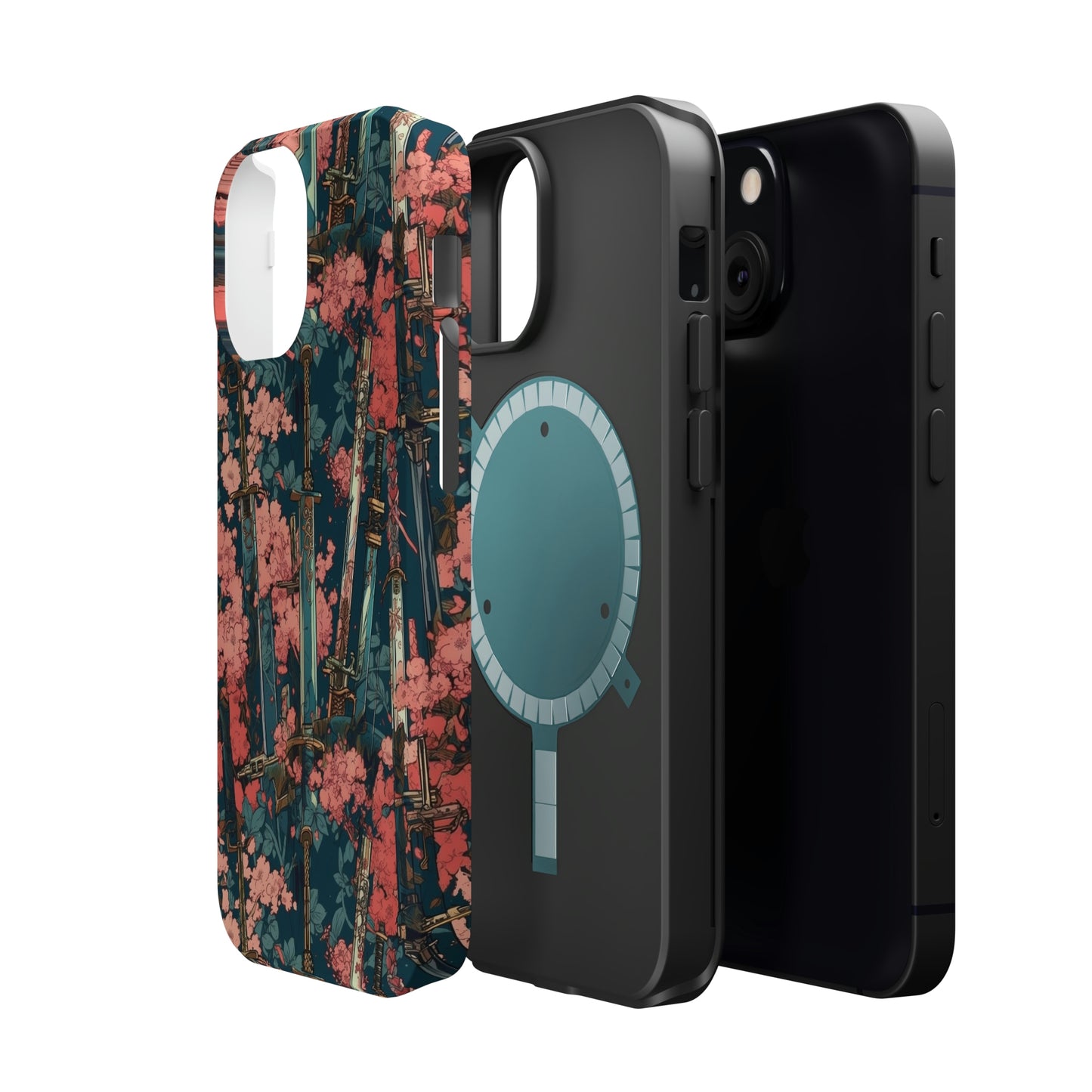 MagSafe Tough Case - Katanas & Cherry Blossoms