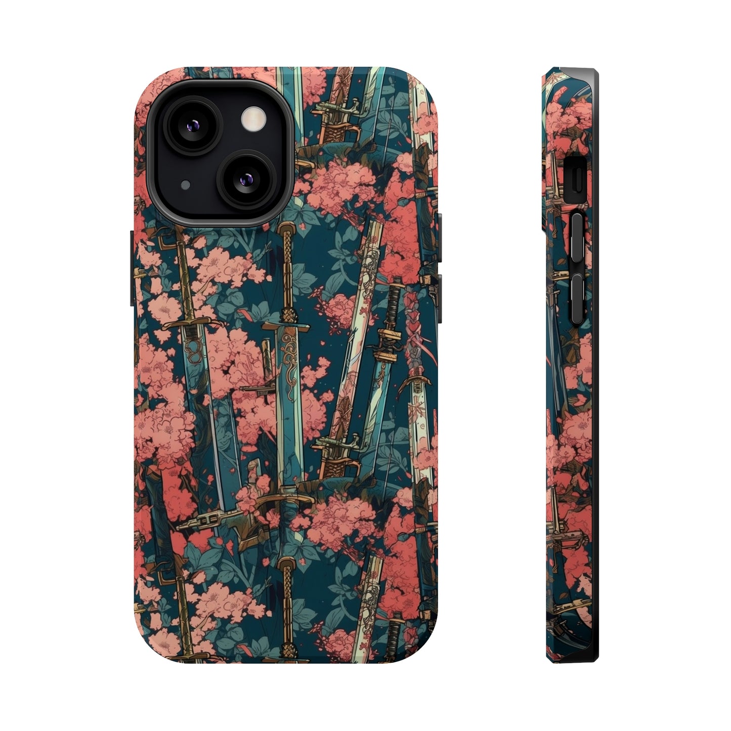 MagSafe Tough Case - Katanas & Cherry Blossoms