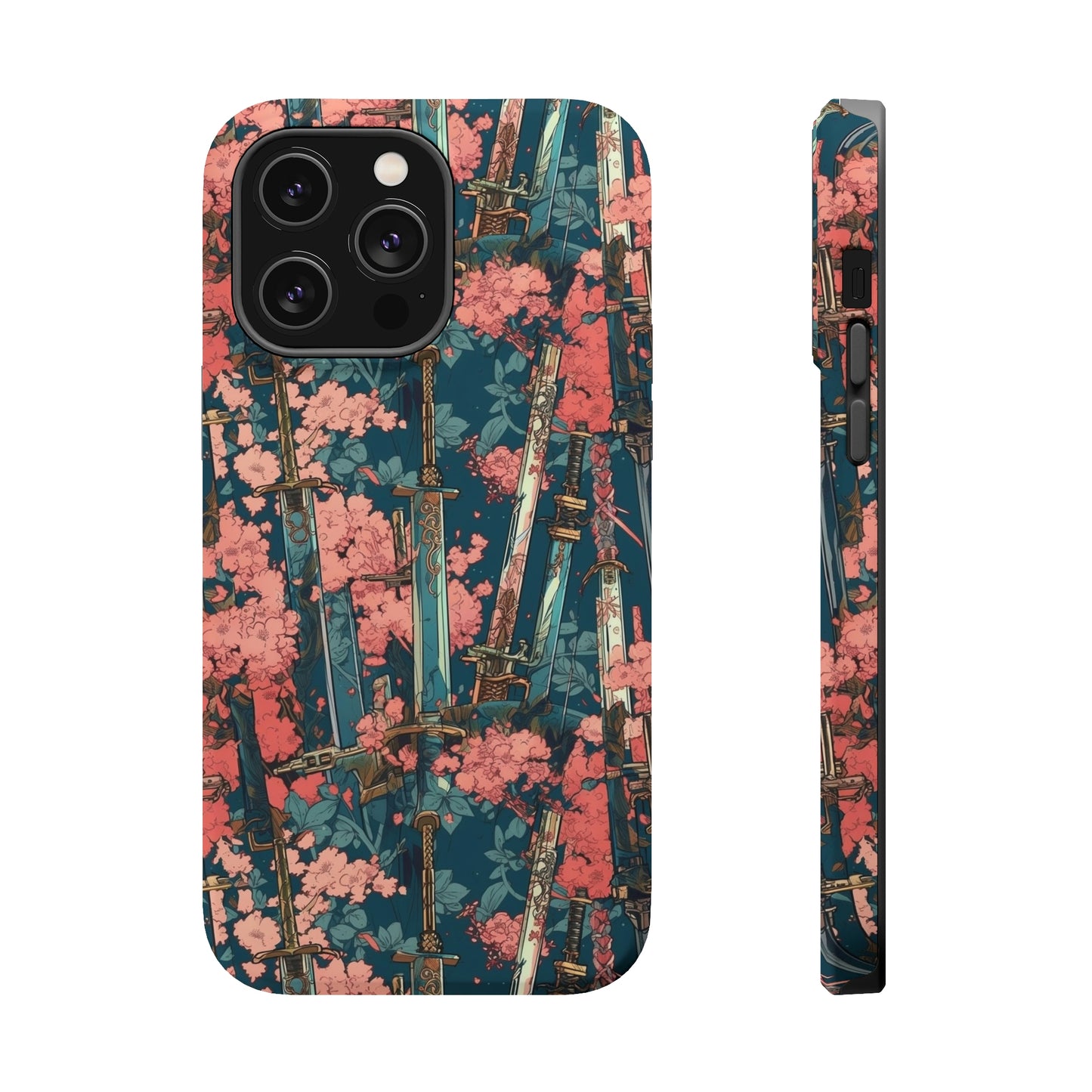 MagSafe Tough Case - Katanas & Cherry Blossoms