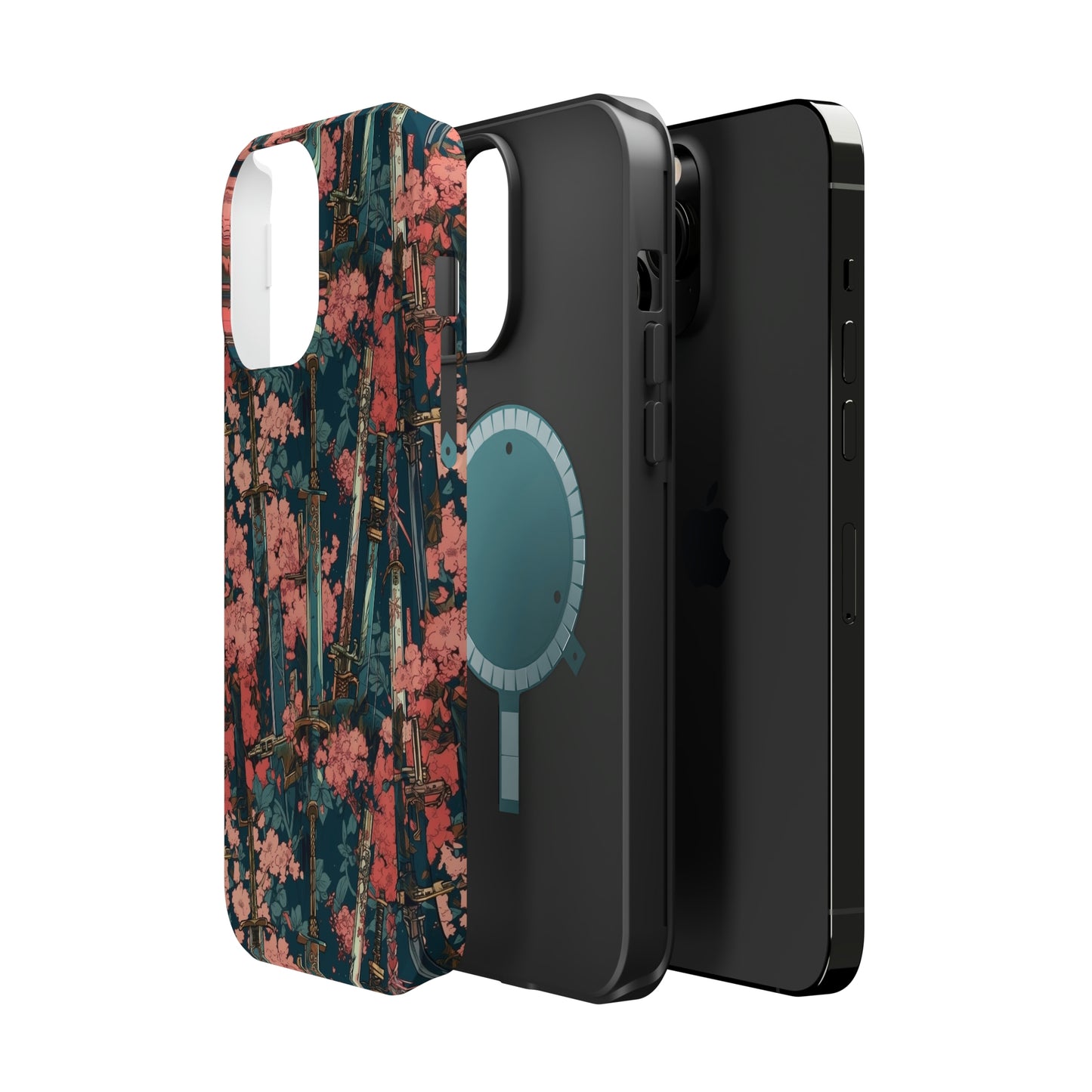MagSafe Tough Case - Katanas & Cherry Blossoms