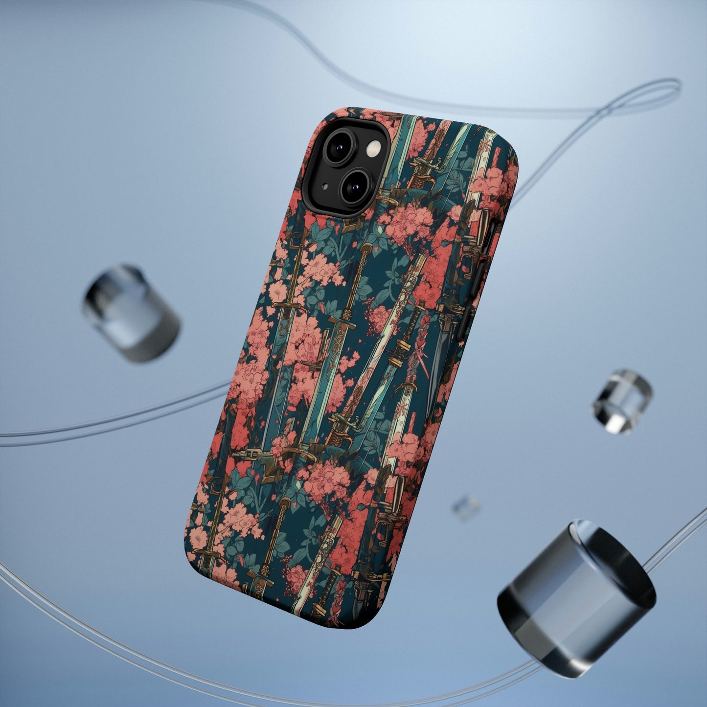 MagSafe Tough Case - Katanas & Cherry Blossoms