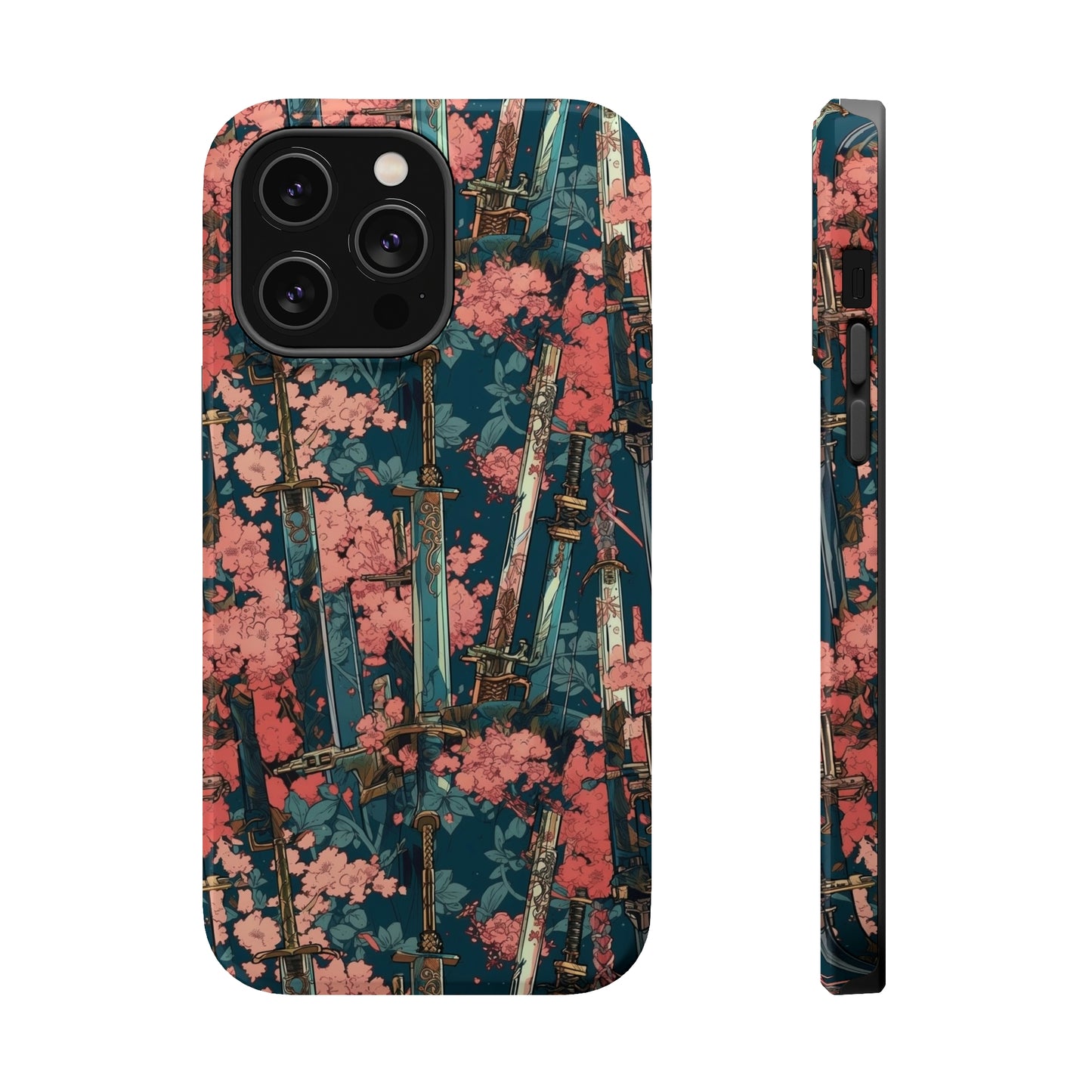 MagSafe Tough Case - Katanas & Cherry Blossoms