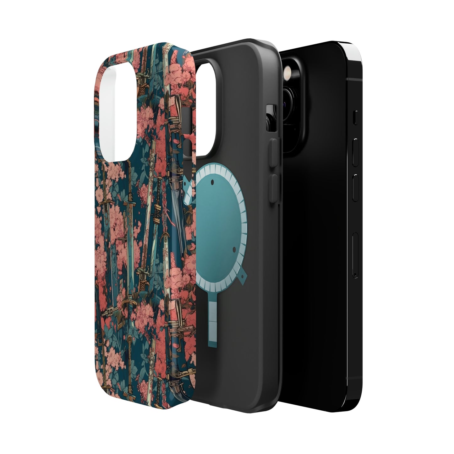 MagSafe Tough Case - Katanas & Cherry Blossoms