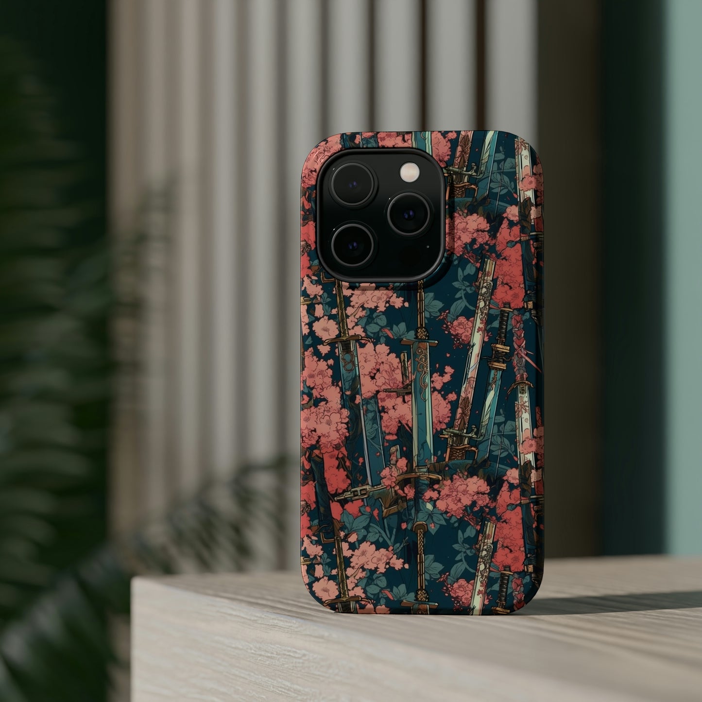 MagSafe Tough Case - Katanas & Cherry Blossoms