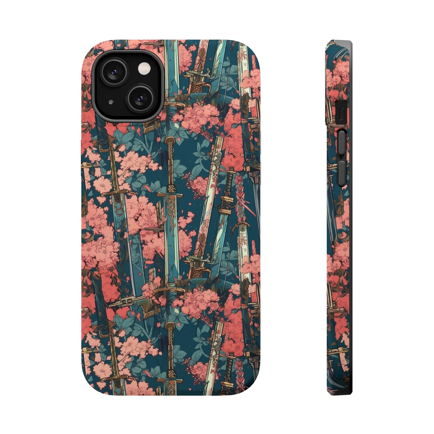 MagSafe Tough Case - Katanas & Cherry Blossoms