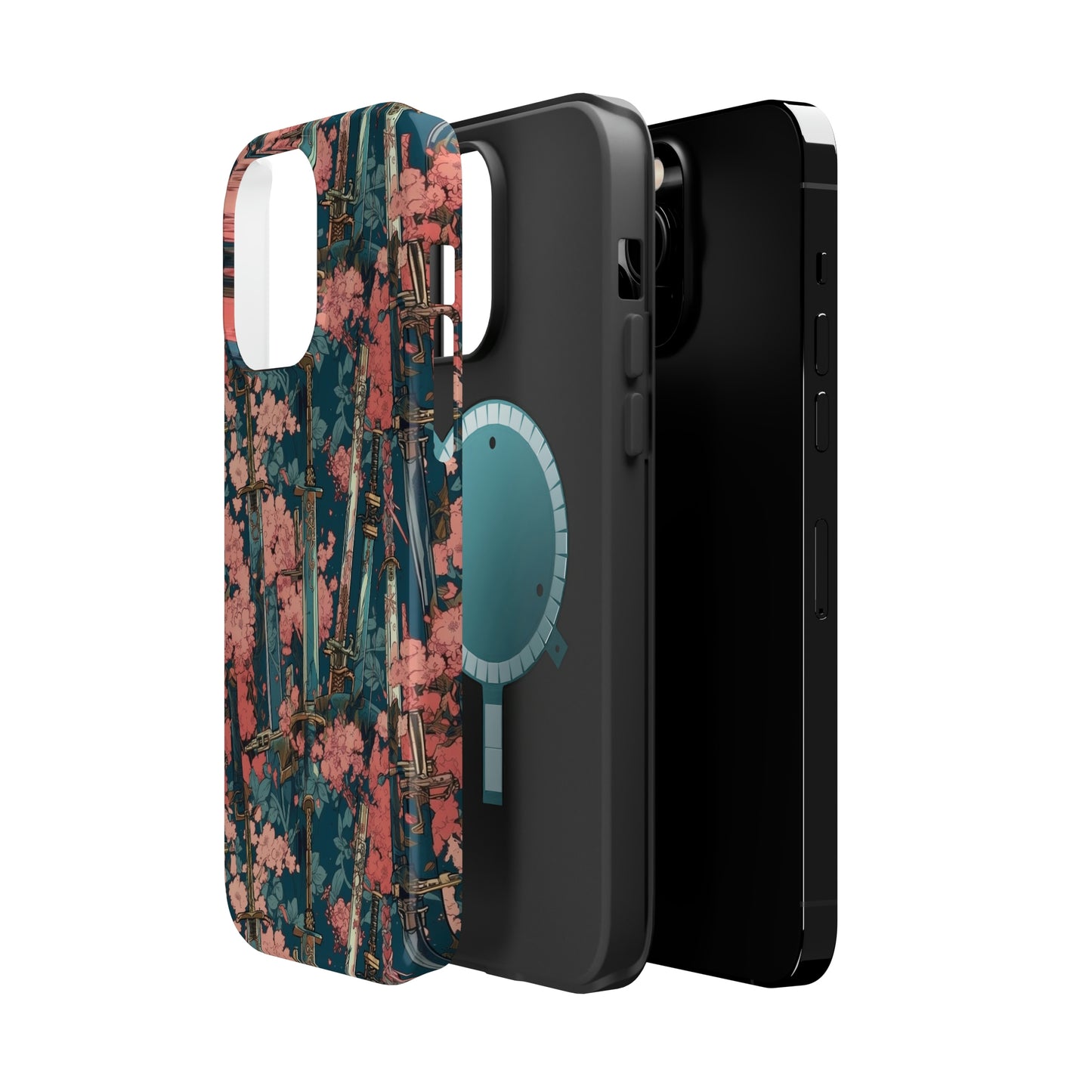MagSafe Tough Case - Katanas & Cherry Blossoms