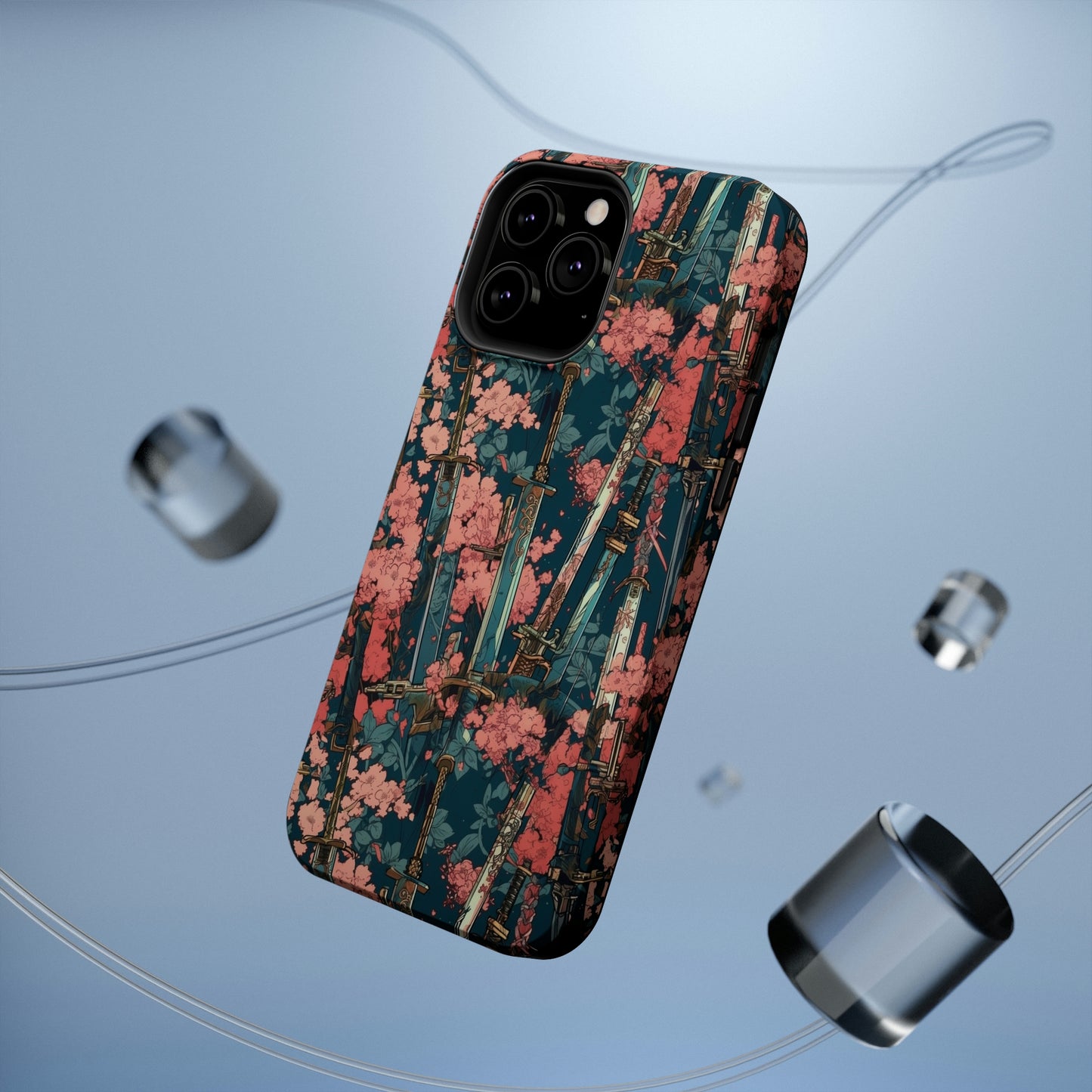 MagSafe Tough Case - Katanas & Cherry Blossoms