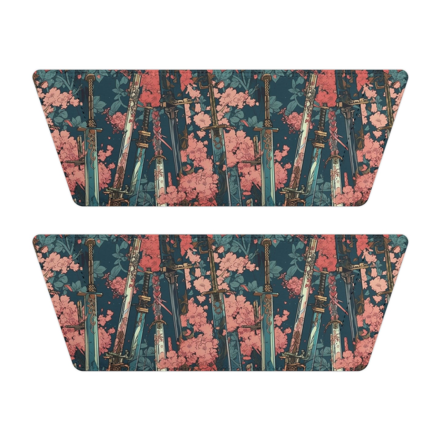 Katanas & Cherry Blossoms - Women's Removable-Strap Sandals