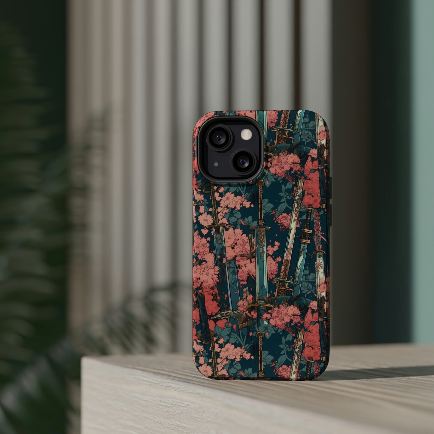 MagSafe Tough Case - Katanas & Cherry Blossoms