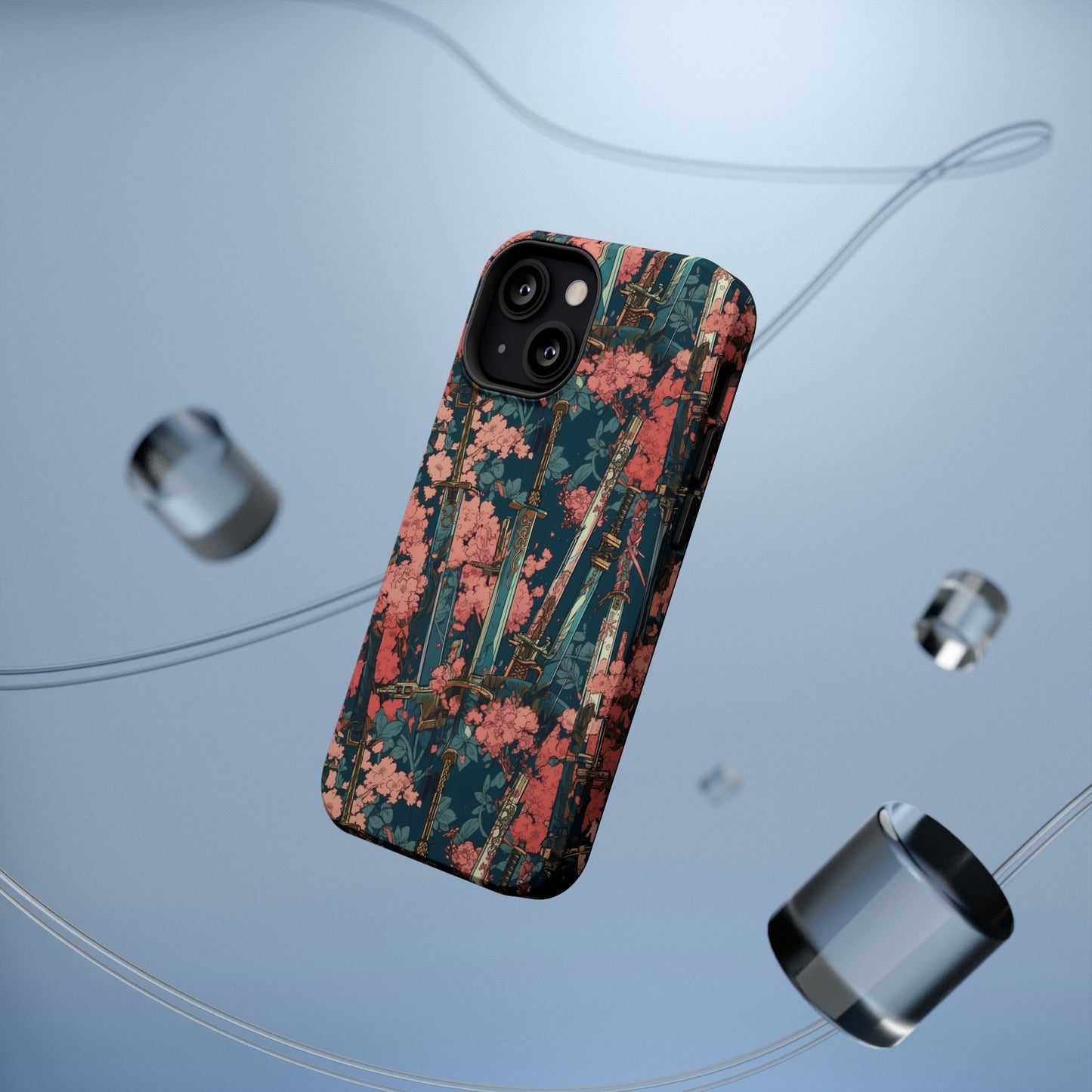 MagSafe Tough Case - Katanas & Cherry Blossoms