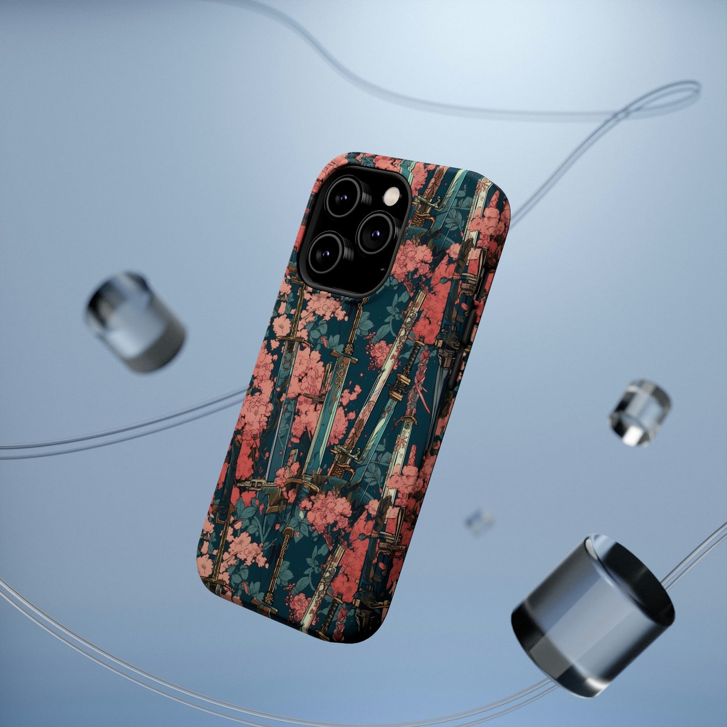MagSafe Tough Case - Katanas & Cherry Blossoms