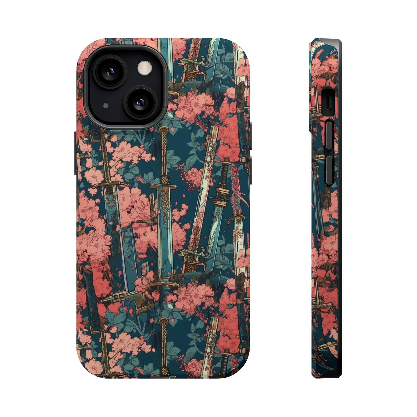 MagSafe Tough Case - Katanas & Cherry Blossoms