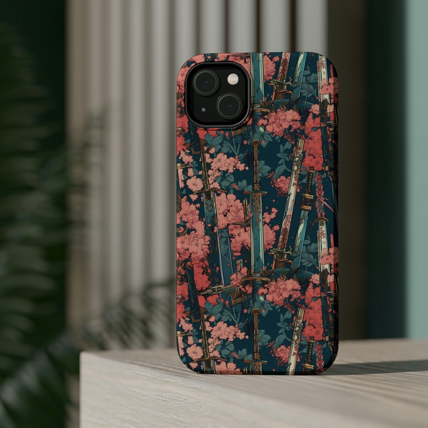 MagSafe Tough Case - Katanas & Cherry Blossoms