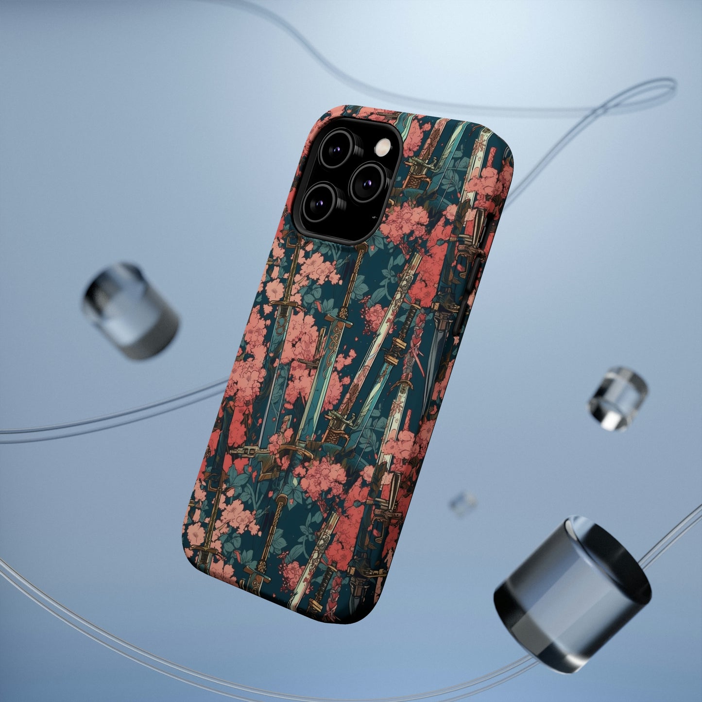 MagSafe Tough Case - Katanas & Cherry Blossoms