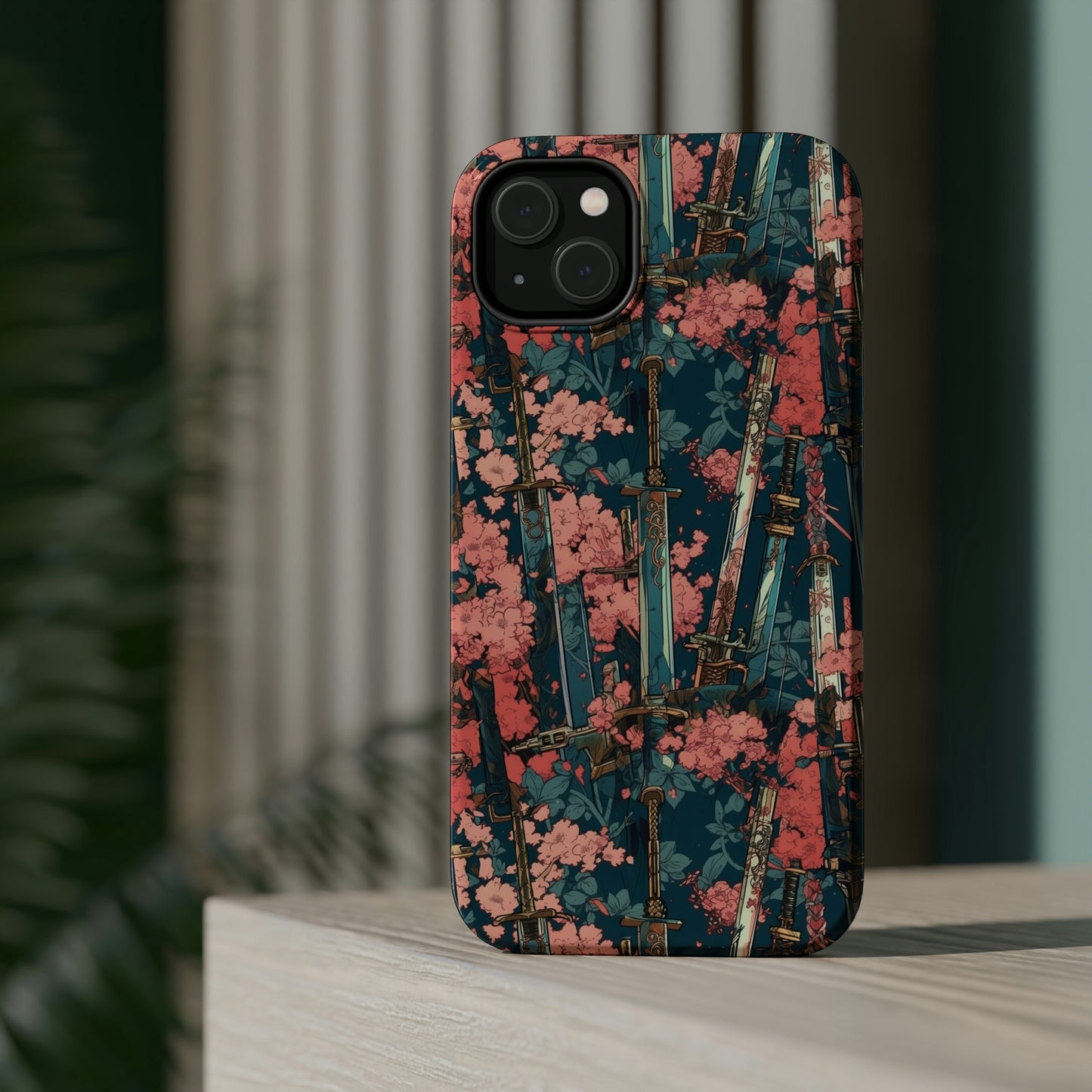 MagSafe Tough Case - Katanas & Cherry Blossoms