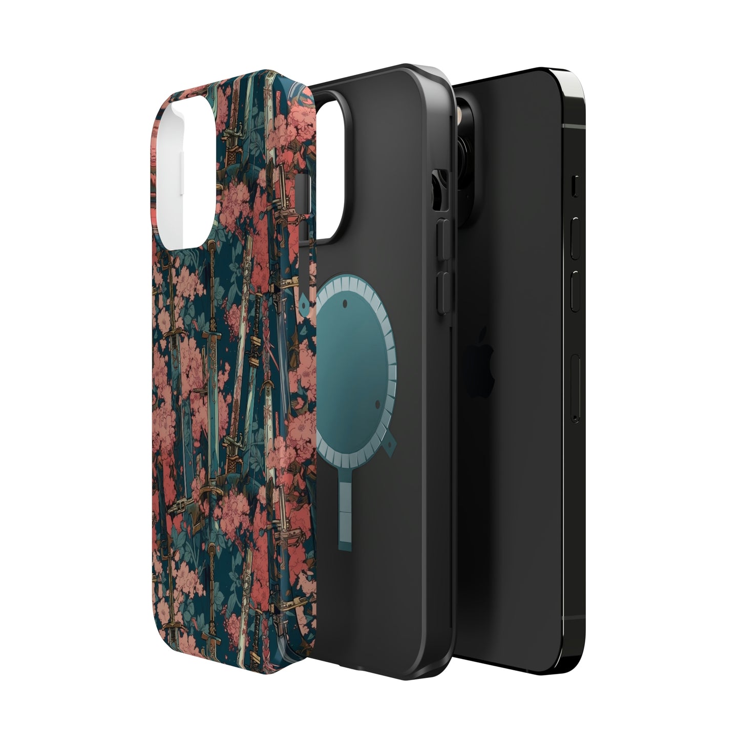 MagSafe Tough Case - Katanas & Cherry Blossoms