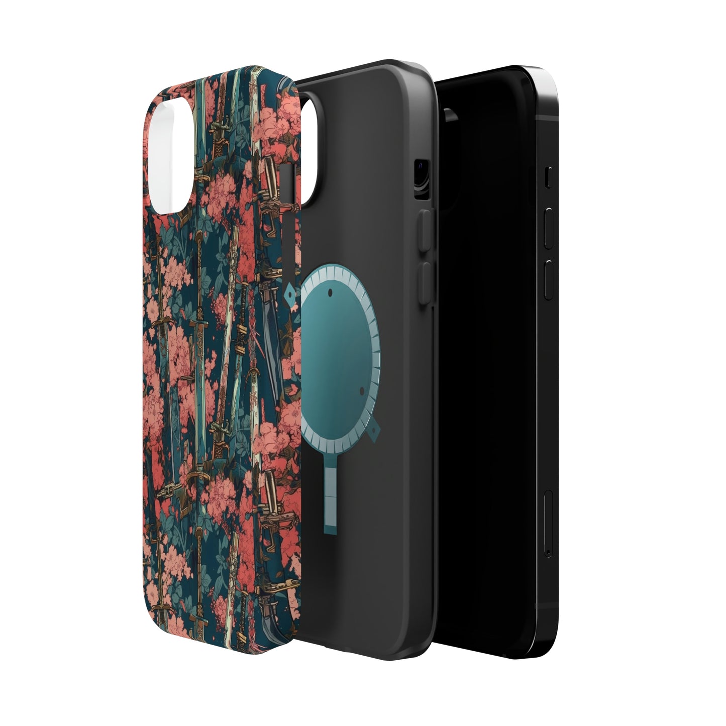 MagSafe Tough Case - Katanas & Cherry Blossoms