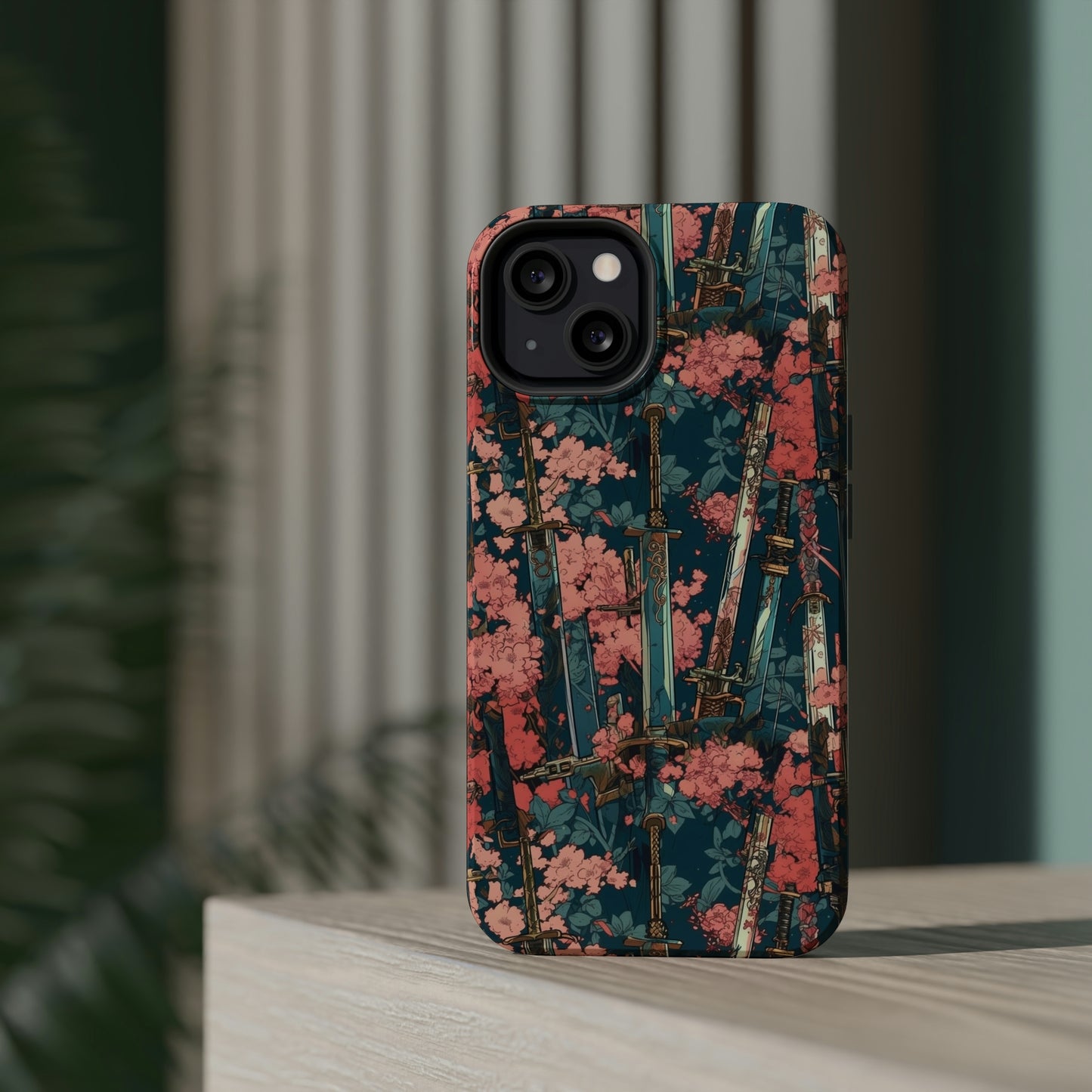 MagSafe Tough Case - Katanas & Cherry Blossoms
