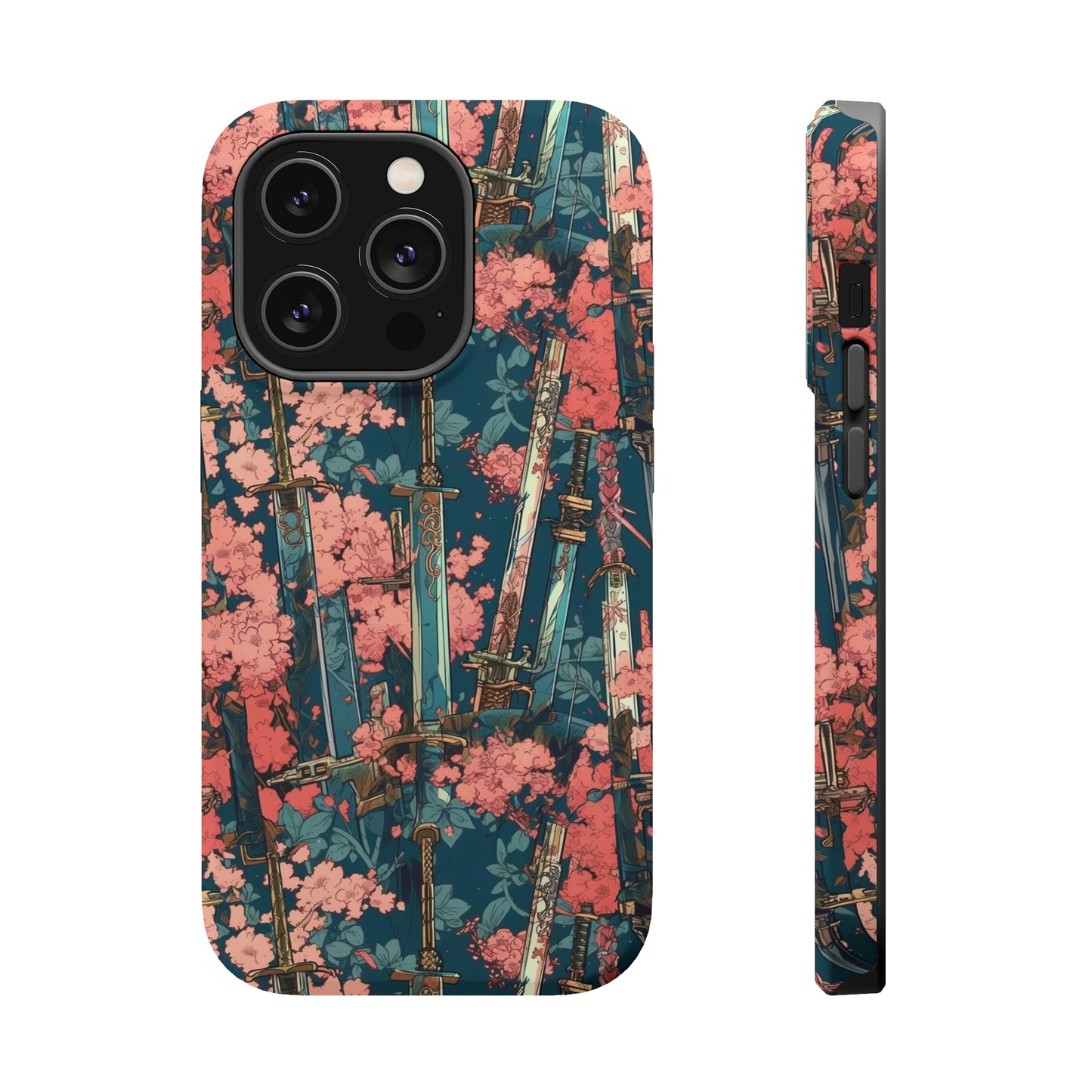 MagSafe Tough Case - Katanas & Cherry Blossoms