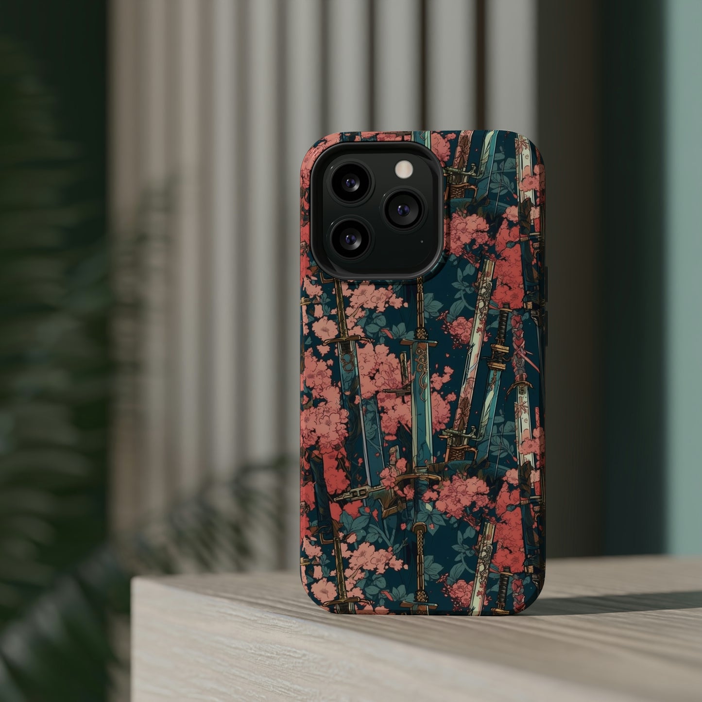 MagSafe Tough Case - Katanas & Cherry Blossoms