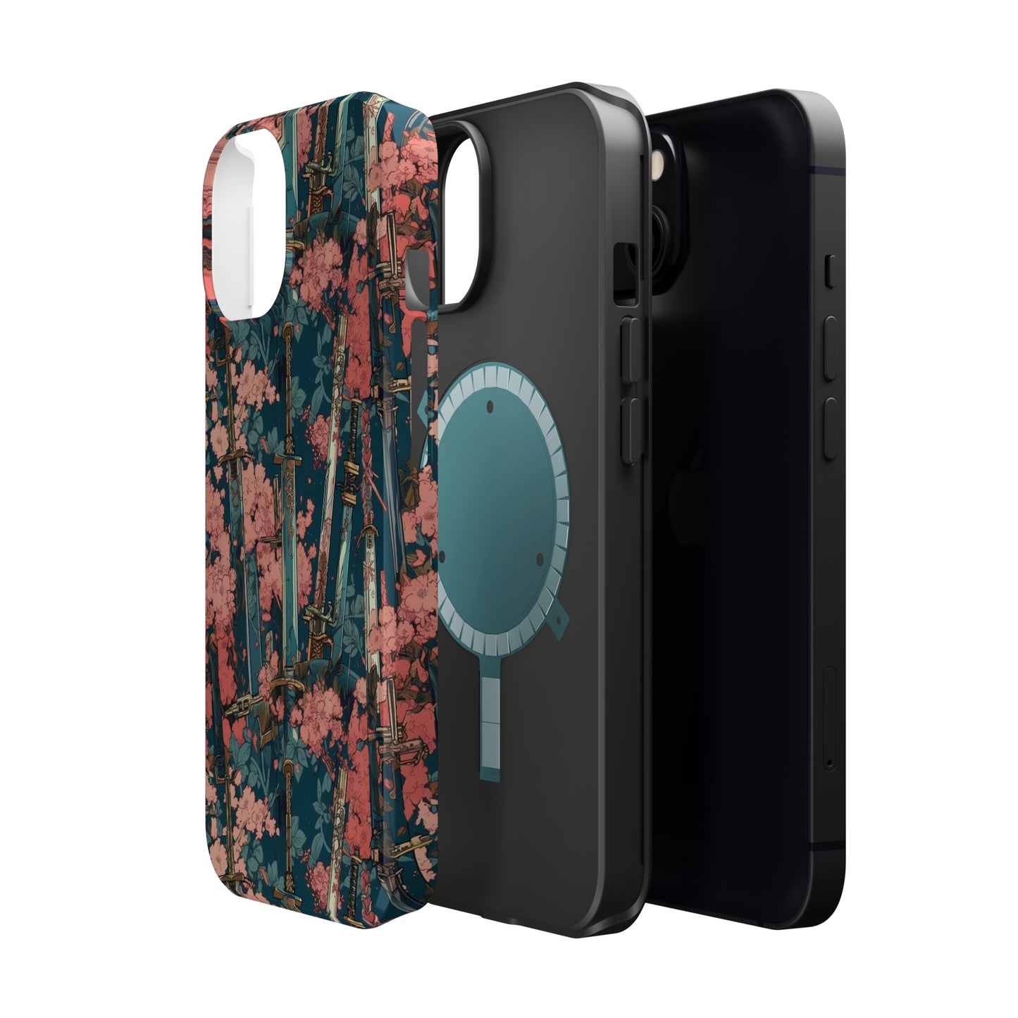 MagSafe Tough Case - Katanas & Cherry Blossoms