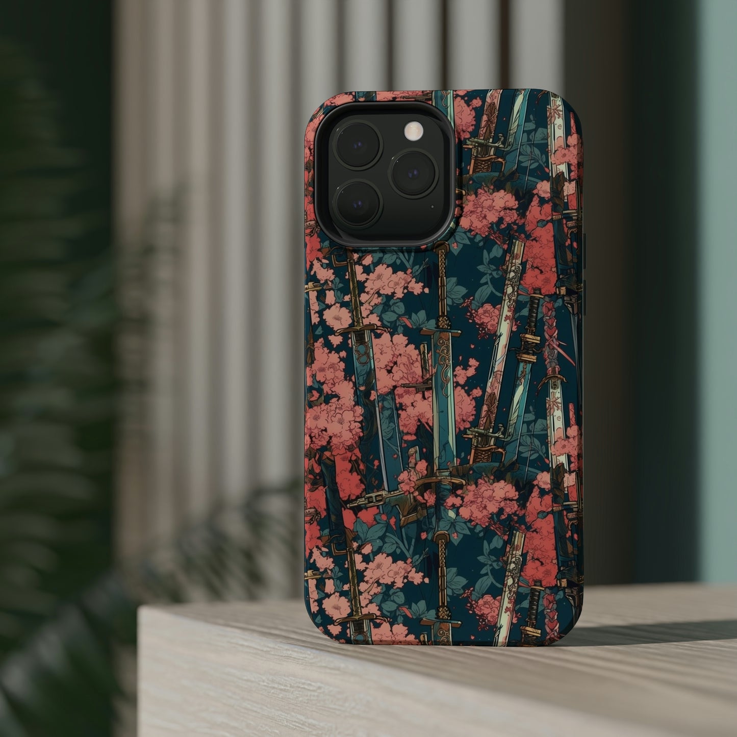 MagSafe Tough Case - Katanas & Cherry Blossoms