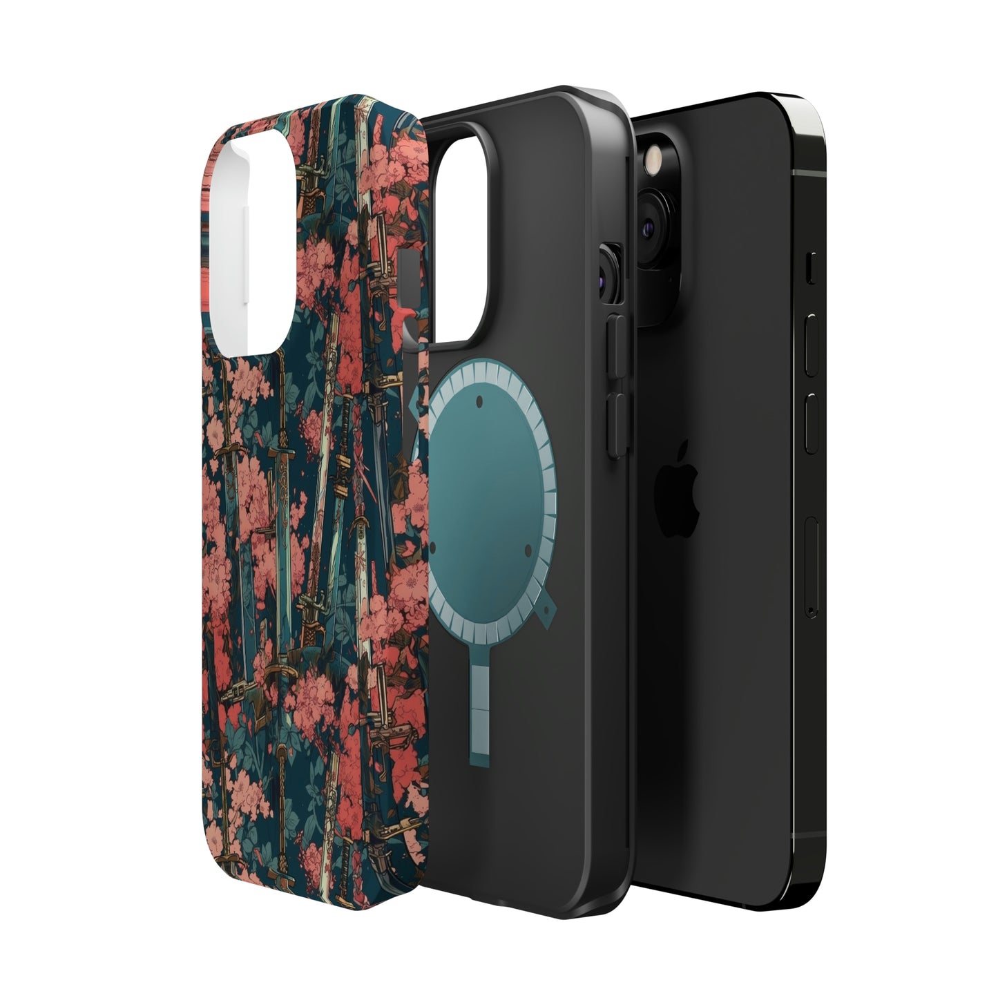 MagSafe Tough Case - Katanas & Cherry Blossoms