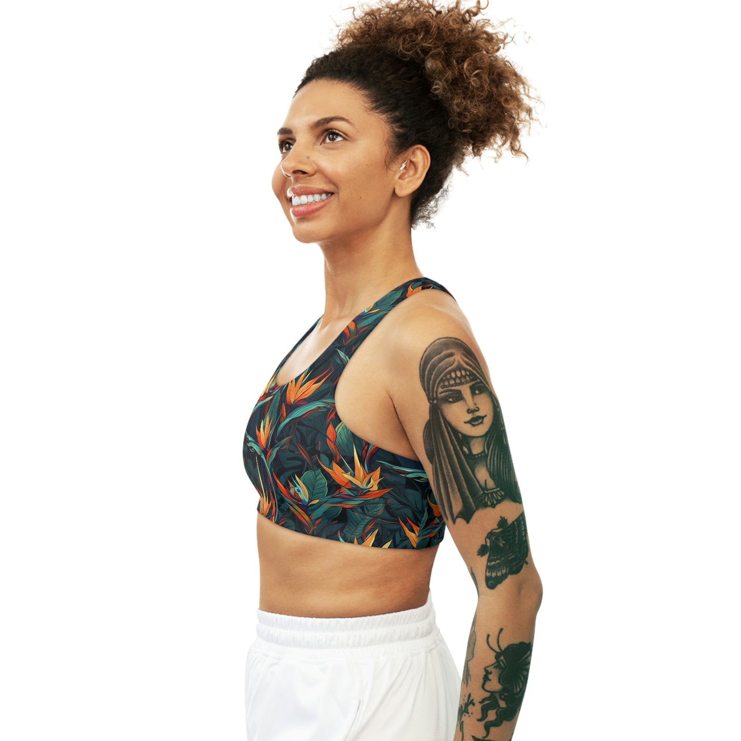 Katanas & Cherry Blossoms - Seamless Sports Bra