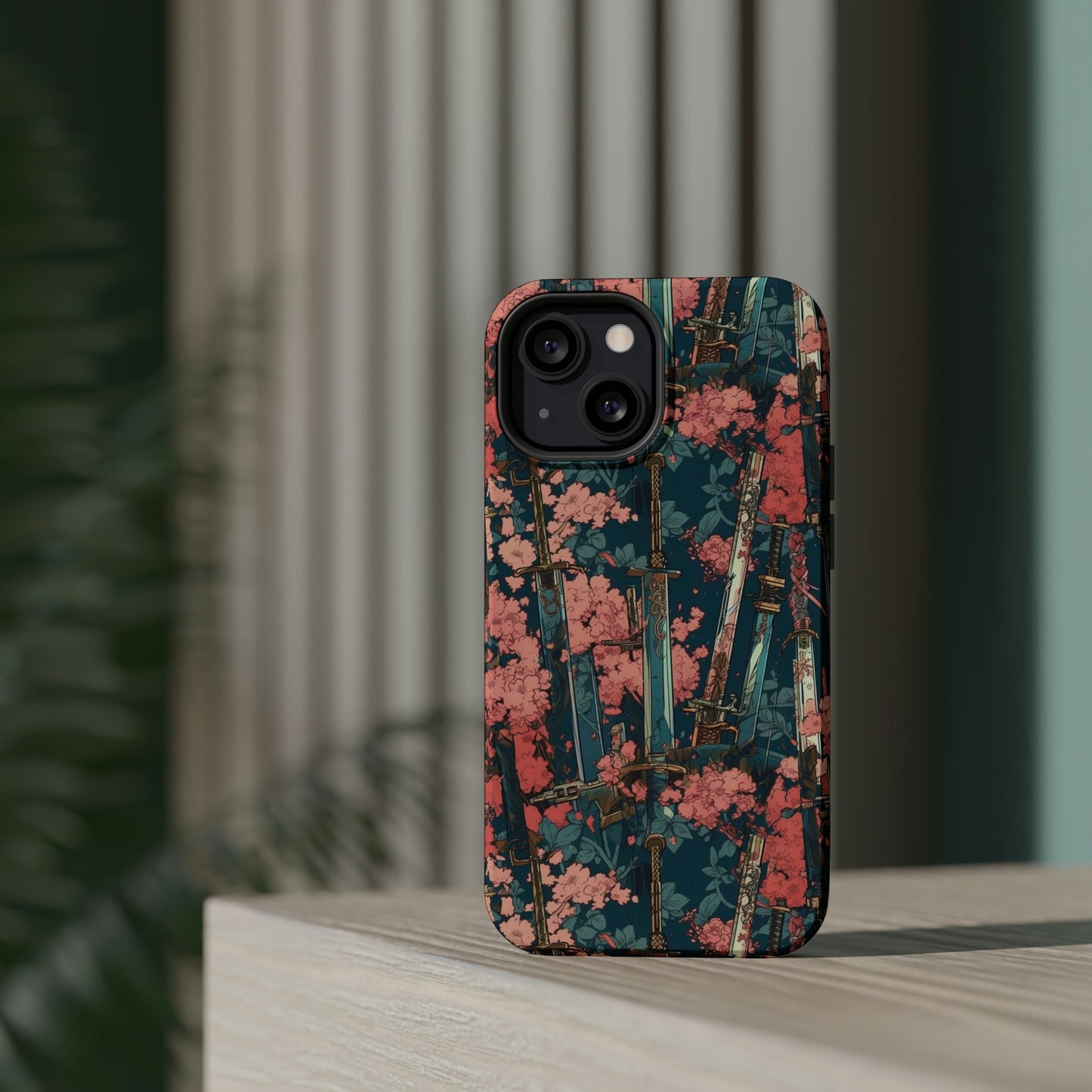 MagSafe Tough Case - Katanas & Cherry Blossoms
