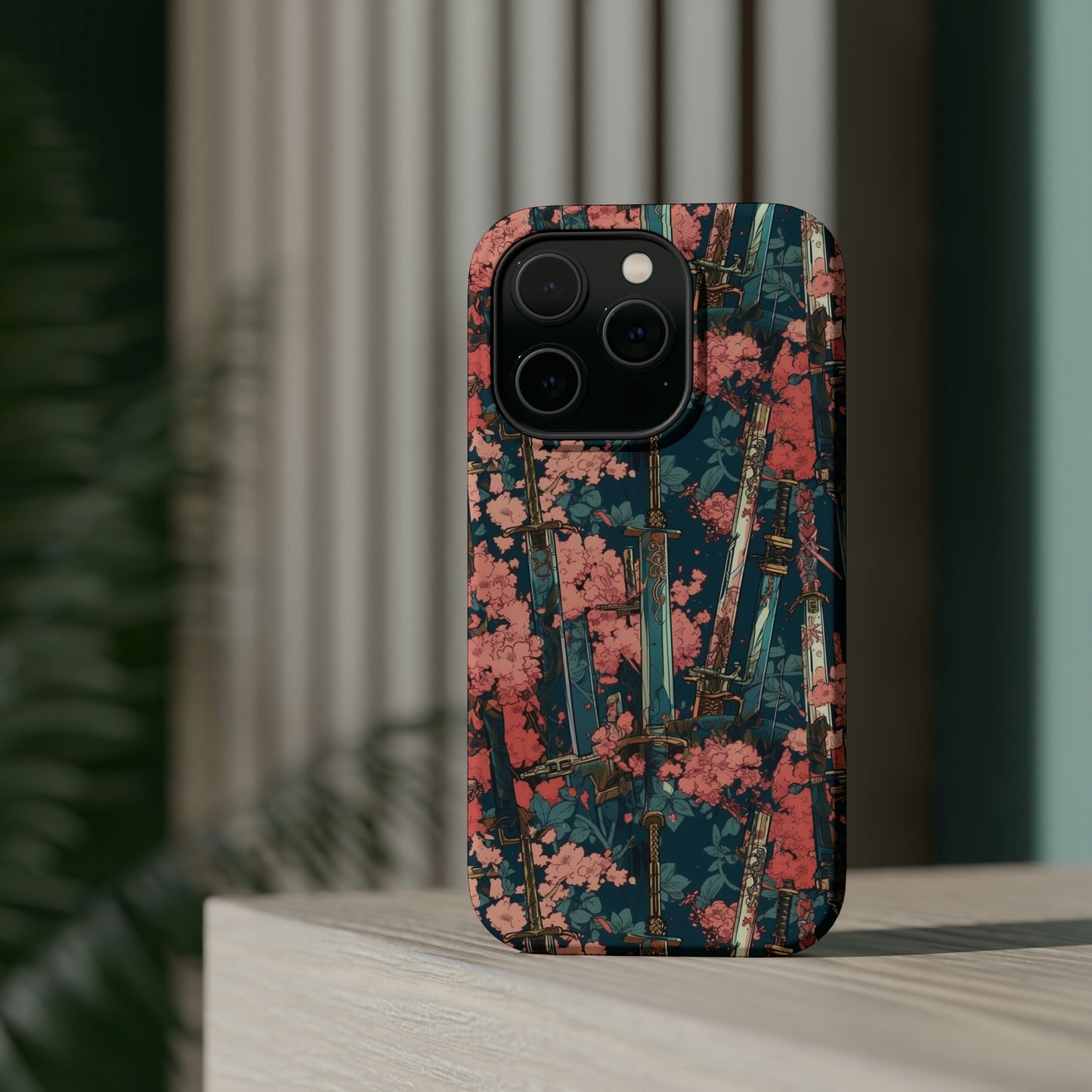 MagSafe Tough Case - Katanas & Cherry Blossoms