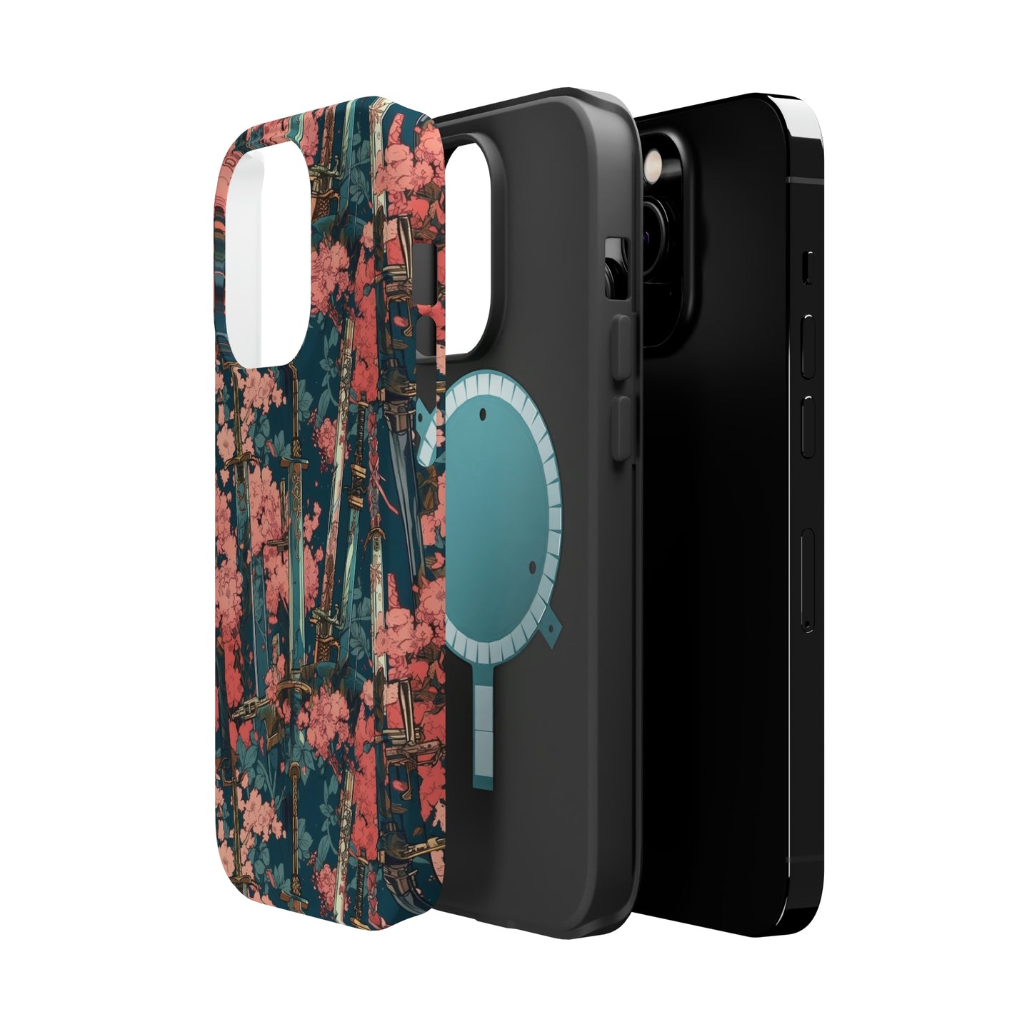 MagSafe Tough Case - Katanas & Cherry Blossoms