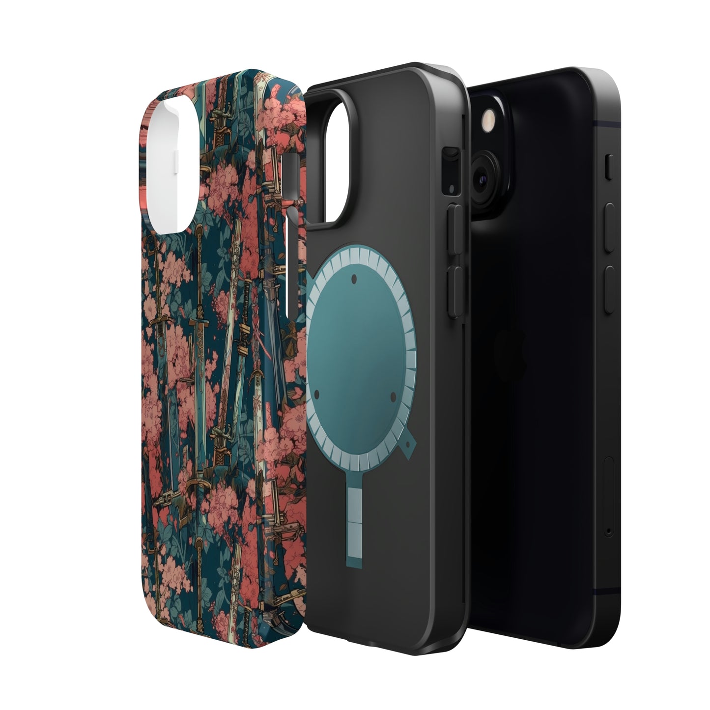 MagSafe Tough Case - Katanas & Cherry Blossoms