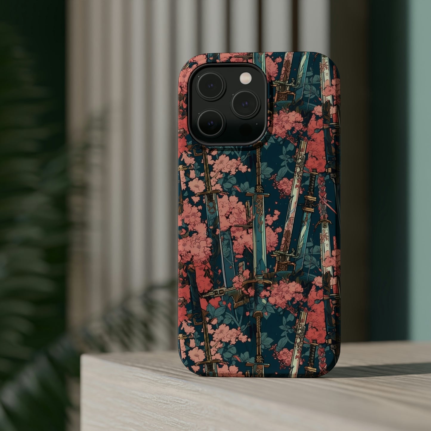 MagSafe Tough Case - Katanas & Cherry Blossoms